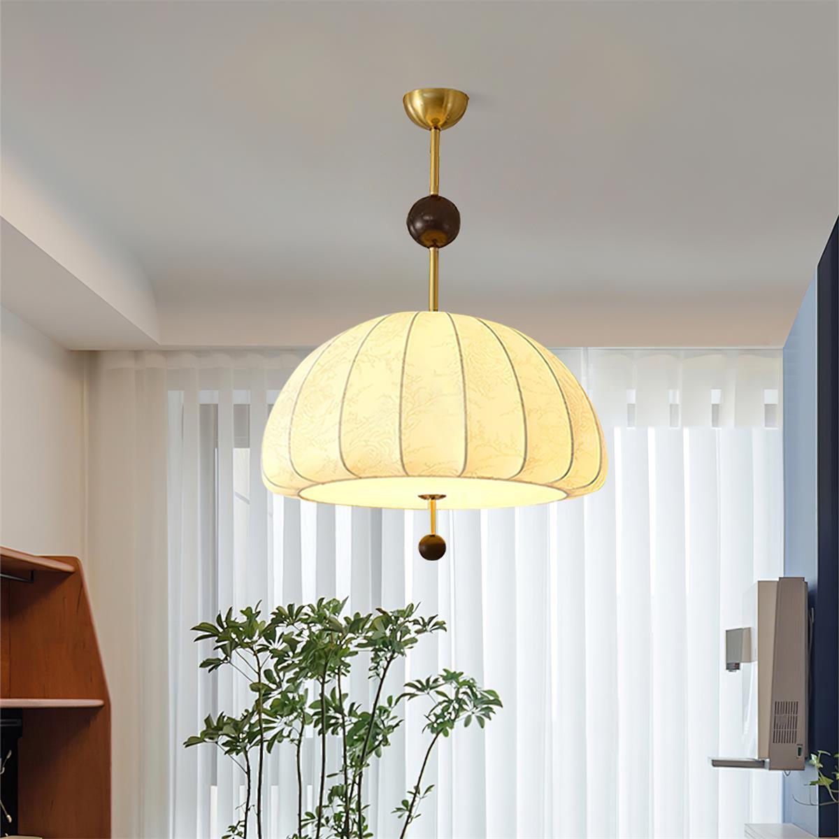 Trigg Suspension Carte Motif Tissu - Neutralighting