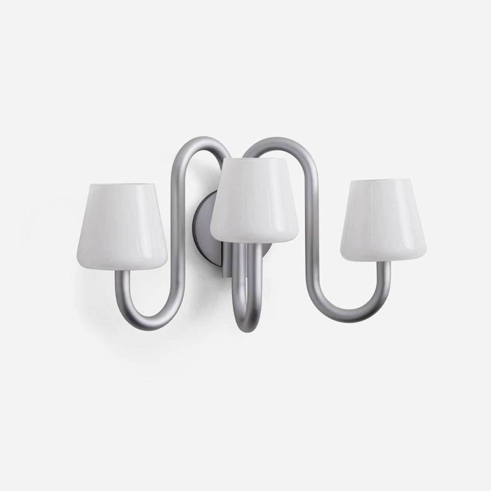 Trilo Applique Murale Courbes Satinées Sculpturales - Neutralighting