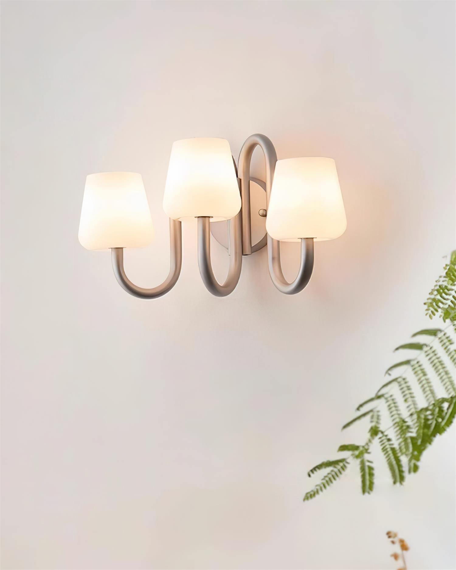 Trilo Applique Murale Courbes Satinées Sculpturales - Neutralighting