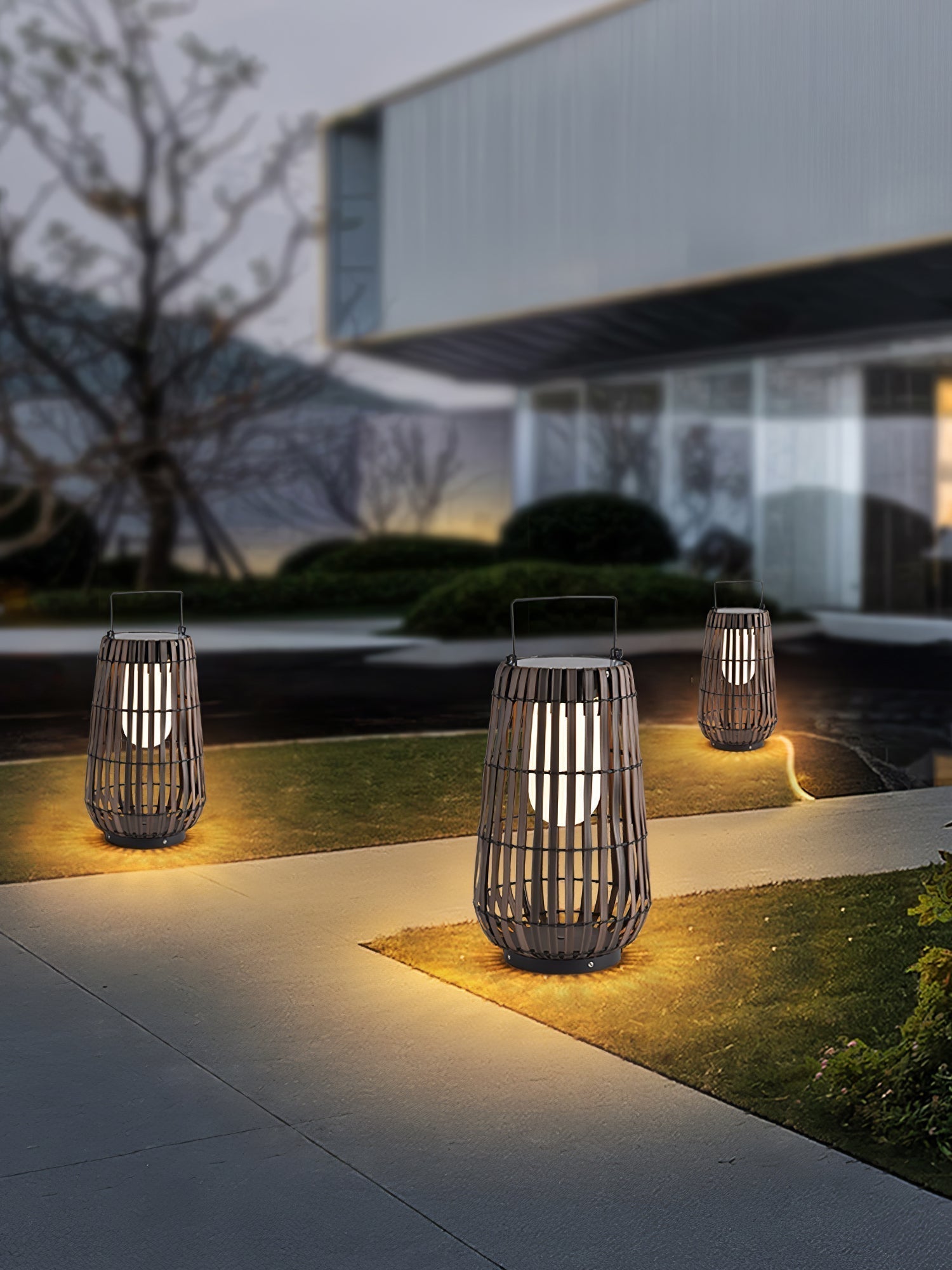 Veshael Lampe Extérieure Lanterne Tressée Tropic - Neutralighting