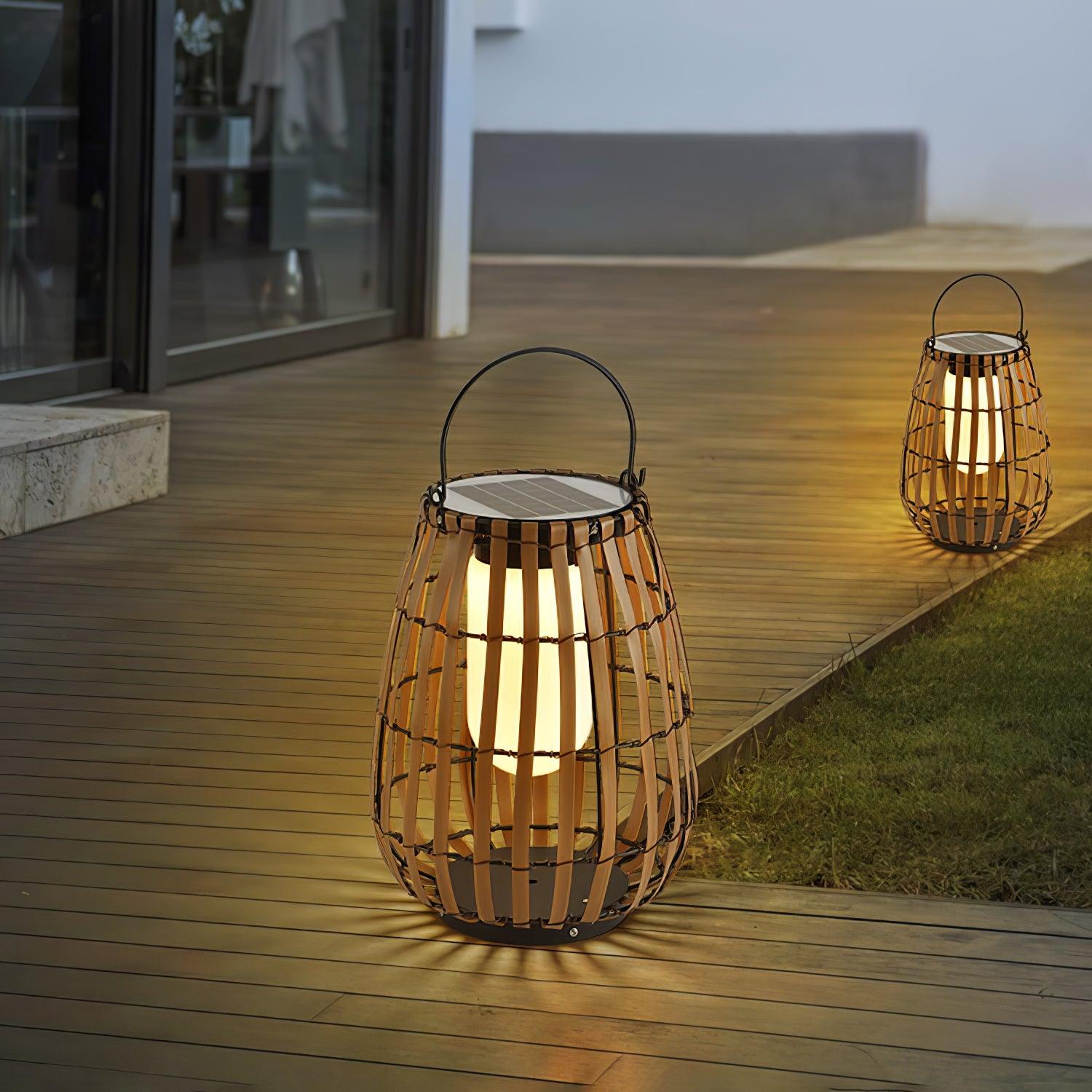 Veshael Lampe Extérieure Lanterne Tressée Tropic - Neutralighting
