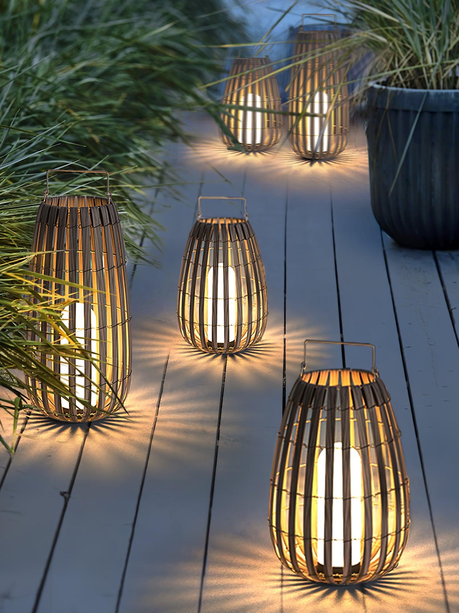 Veshael Lampe Extérieure Lanterne Tressée Tropic - Neutralighting