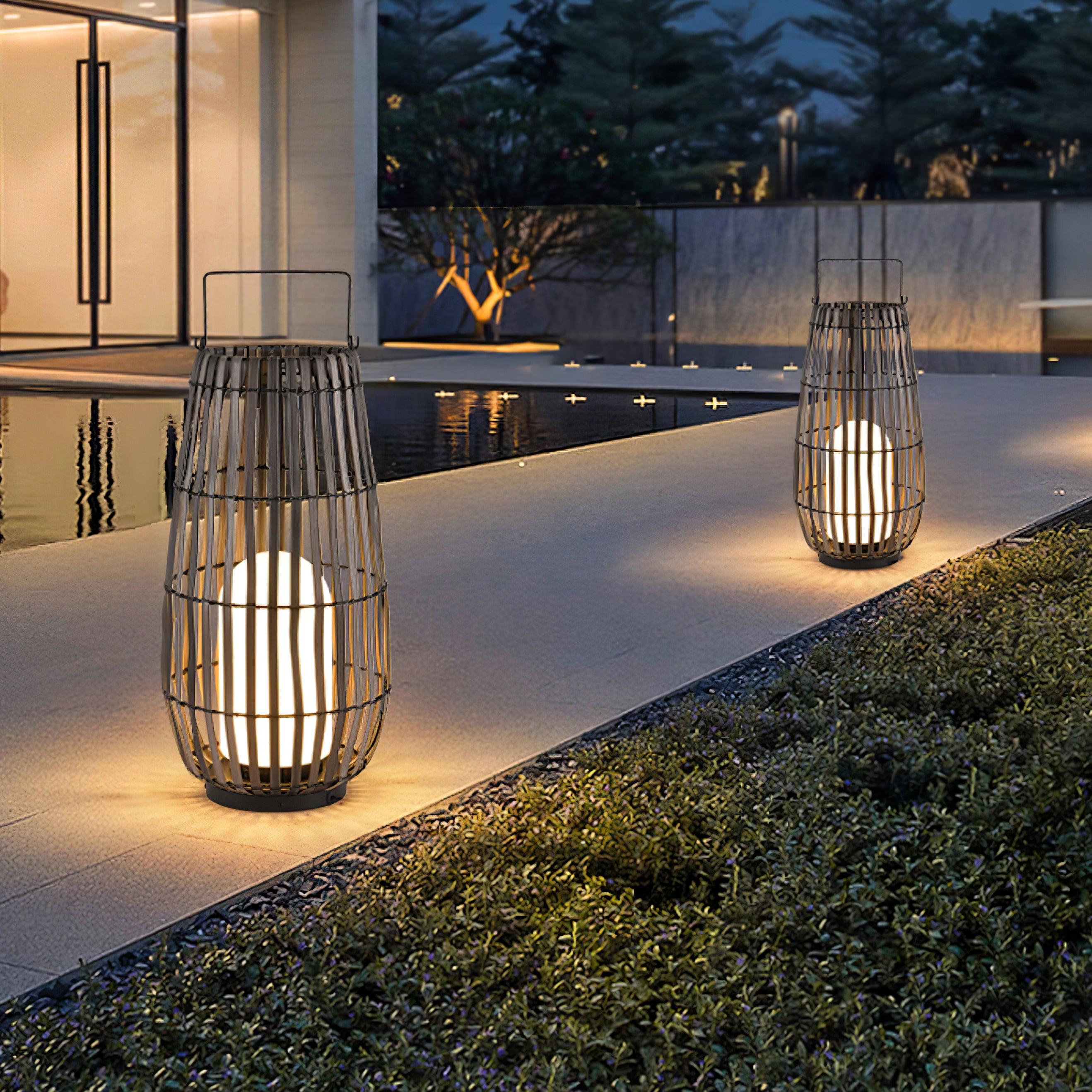 Veshael Lampe Extérieure Lanterne Tressée Tropic - Neutralighting
