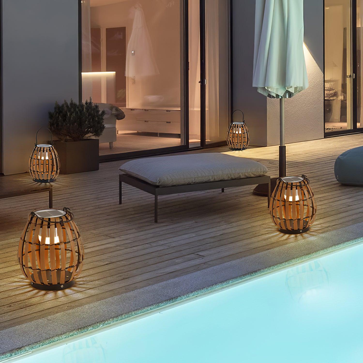 Veshael Lampe Extérieure Lanterne Tressée Tropic - Neutralighting