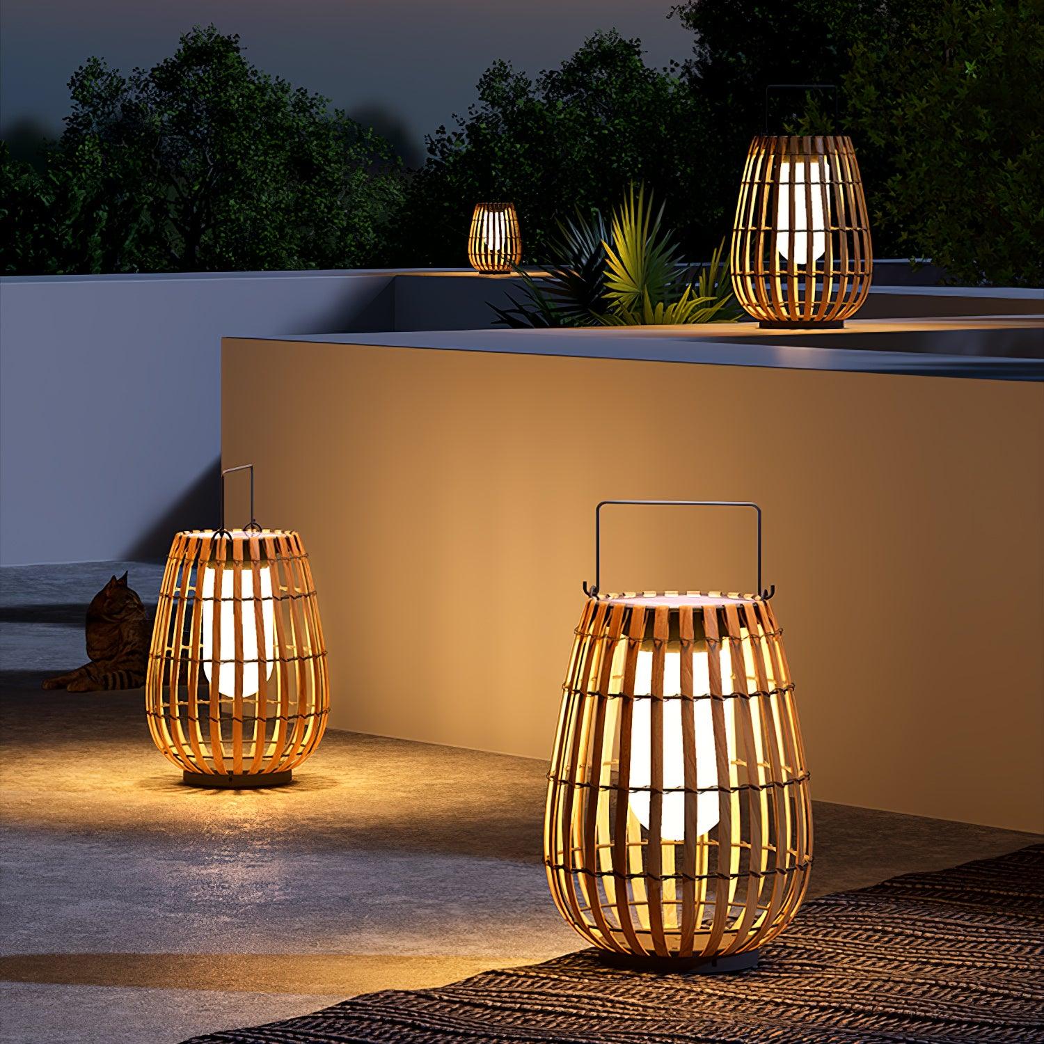 Veshael Lampe Extérieure Lanterne Tressée Tropic - Neutralighting