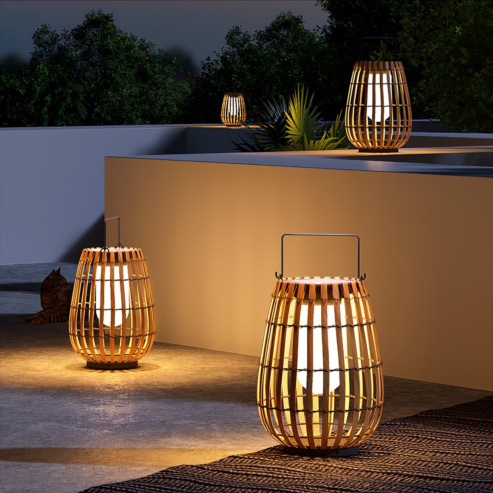 Veshael Lampe Extérieure Lanterne Tressée Tropic - Neutralighting