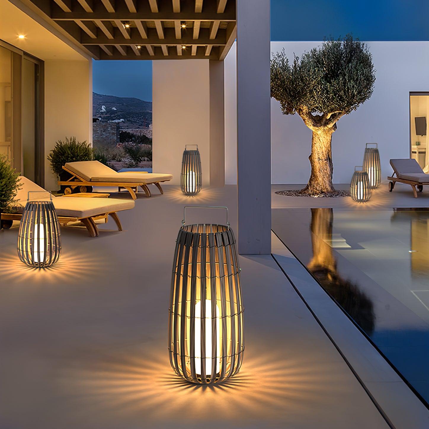 Veshael Lampe Extérieure Lanterne Tressée Tropic - Neutralighting