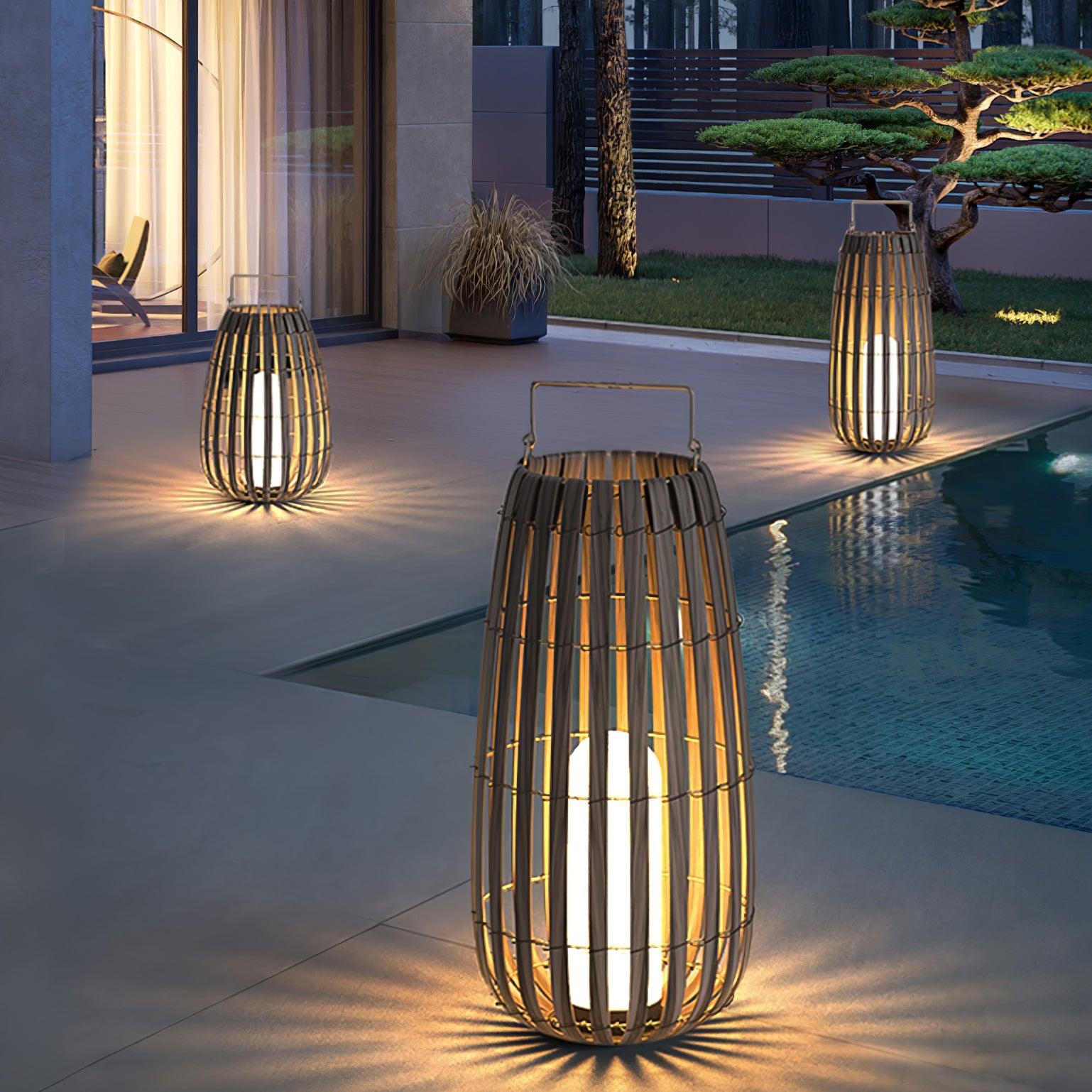 Veshael Lampe Extérieure Lanterne Tressée Tropic - Neutralighting