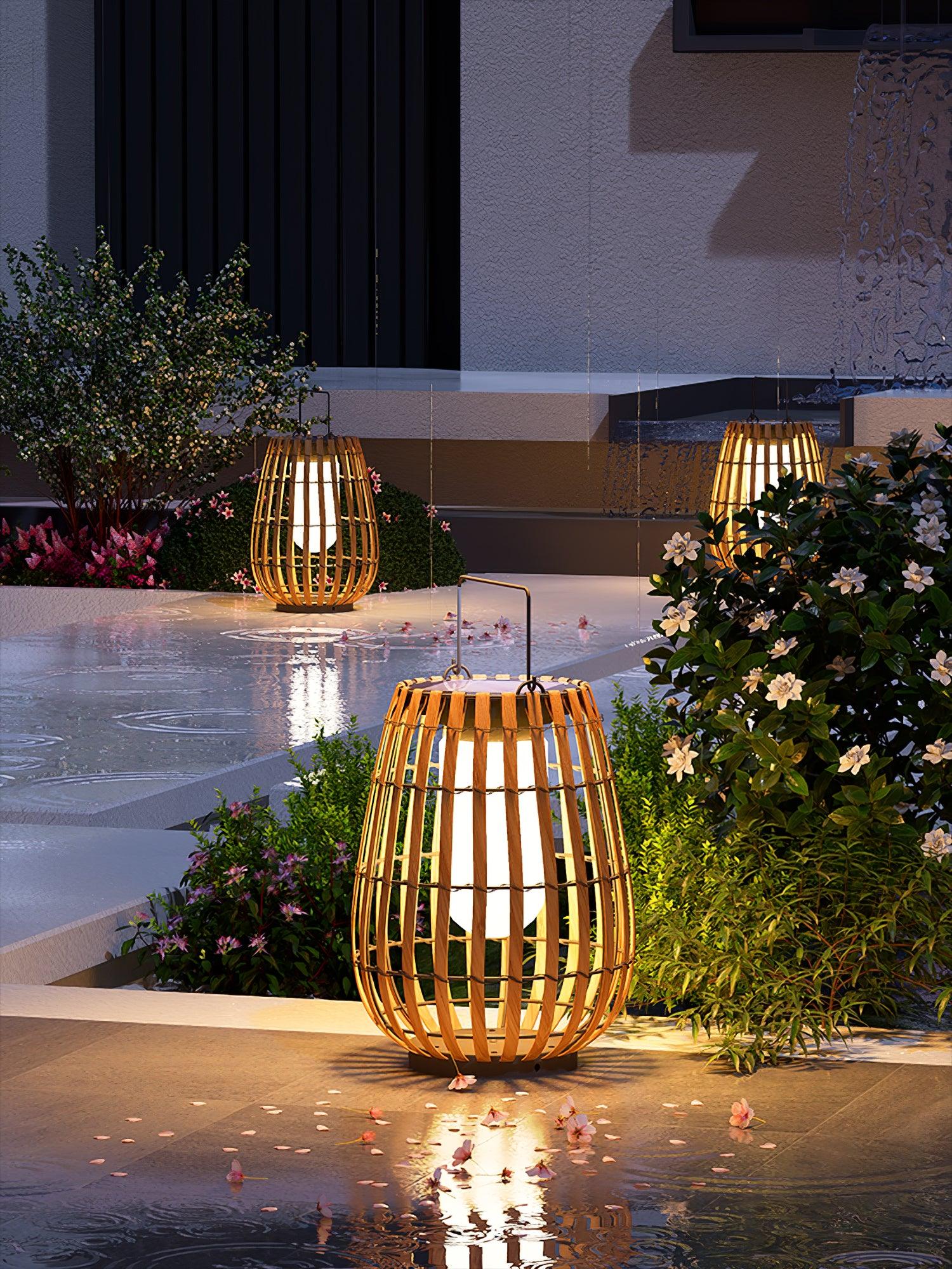Veshael Lampe Extérieure Lanterne Tressée Tropic - Neutralighting