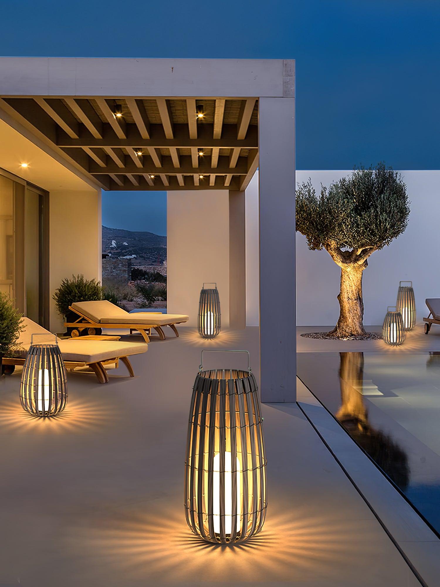 Veshael Lampe Extérieure Lanterne Tressée Tropic - Neutralighting