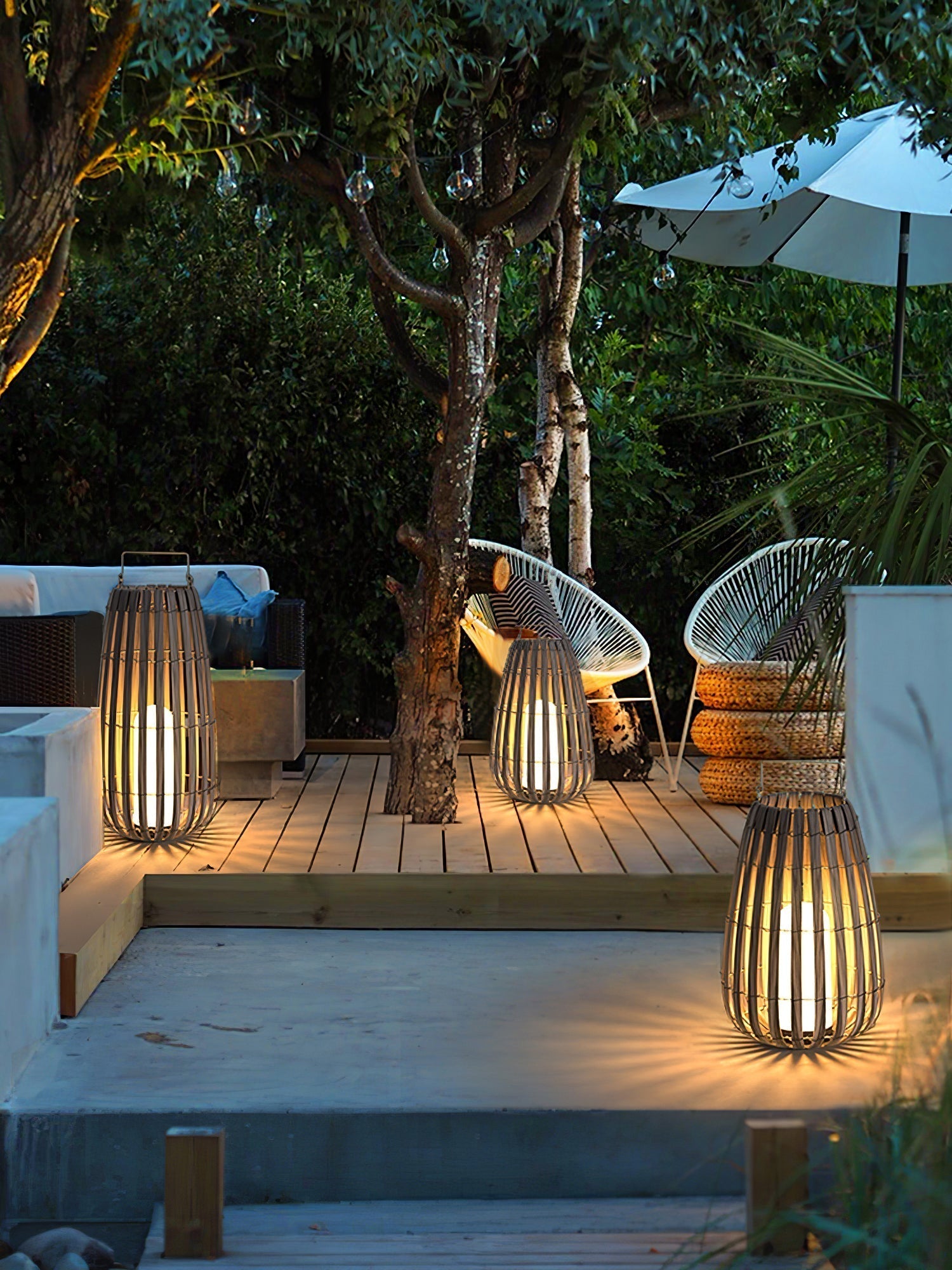 Veshael Lampe Extérieure Lanterne Tressée Tropic - Neutralighting