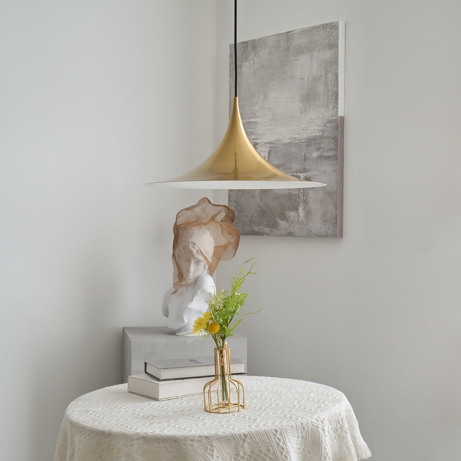 Solisin Suspension à col fin et large évasement pour salle à manger - Neutralighting