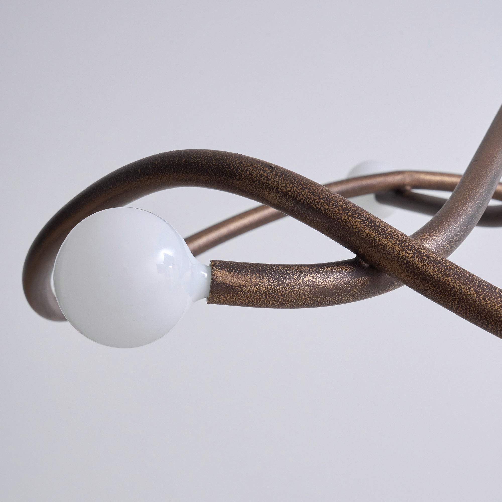 Vadore Modern Minimalist Metal Chandelier - Lamp Copper