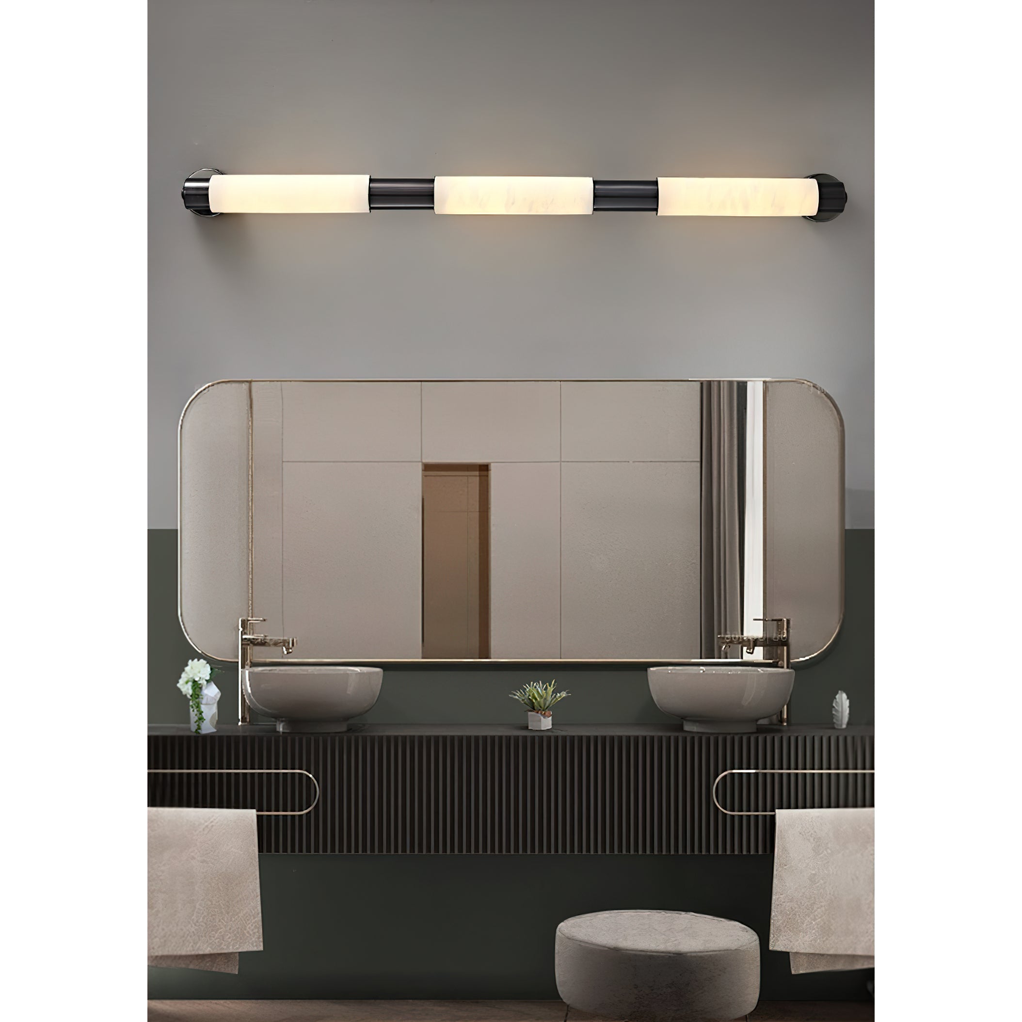 Alraei Moderne Minimaliste Tube Albâtre Applique Murale - Neutralighting