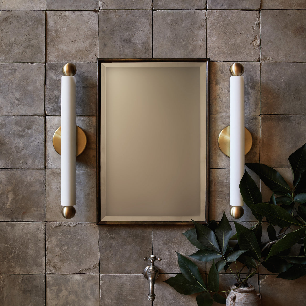 Eloryr Modern Minimalist Tube Metal Wall Lamp - Lamp Copper