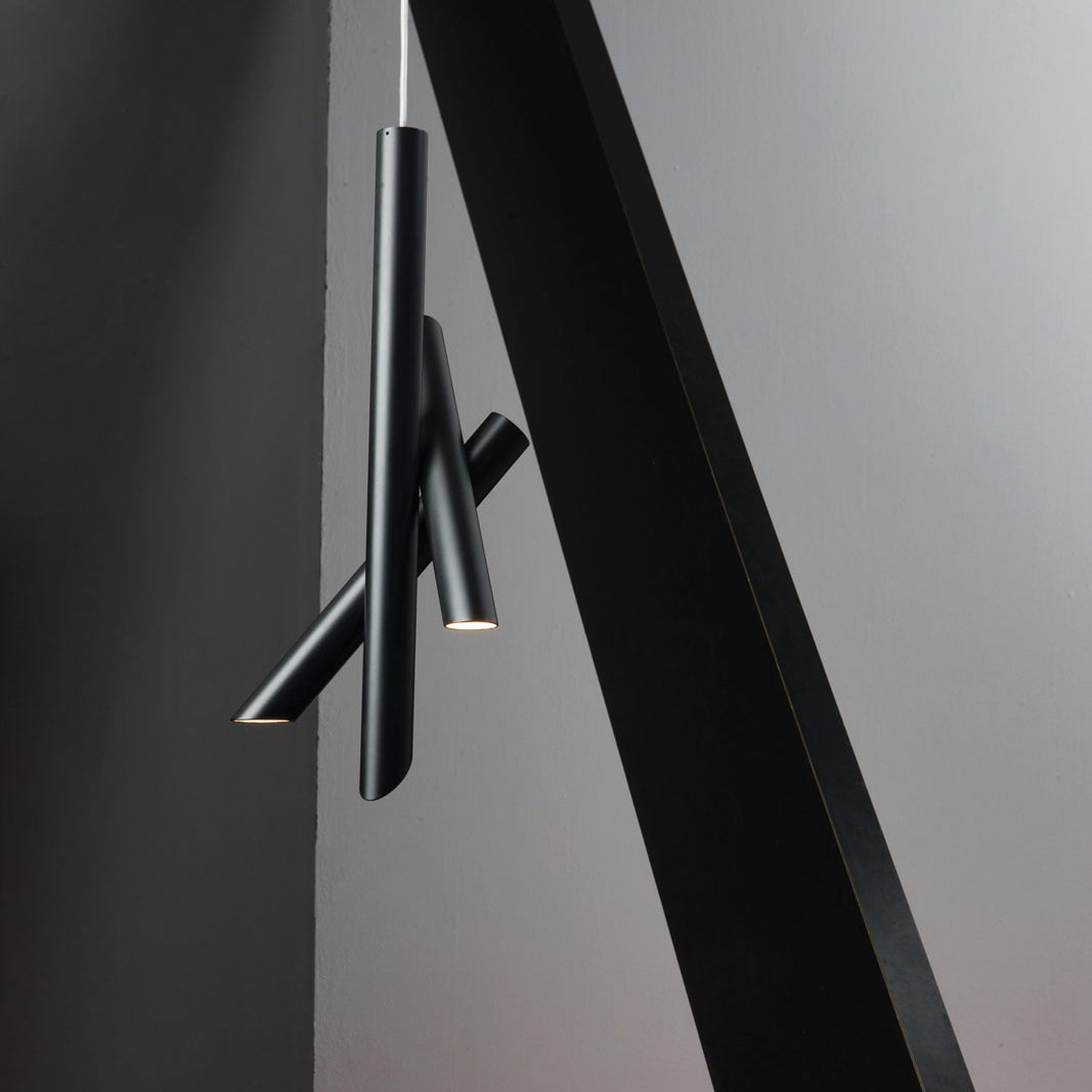 Solara Lampe suspendue tubes aluminium minimaliste - Neutralighting