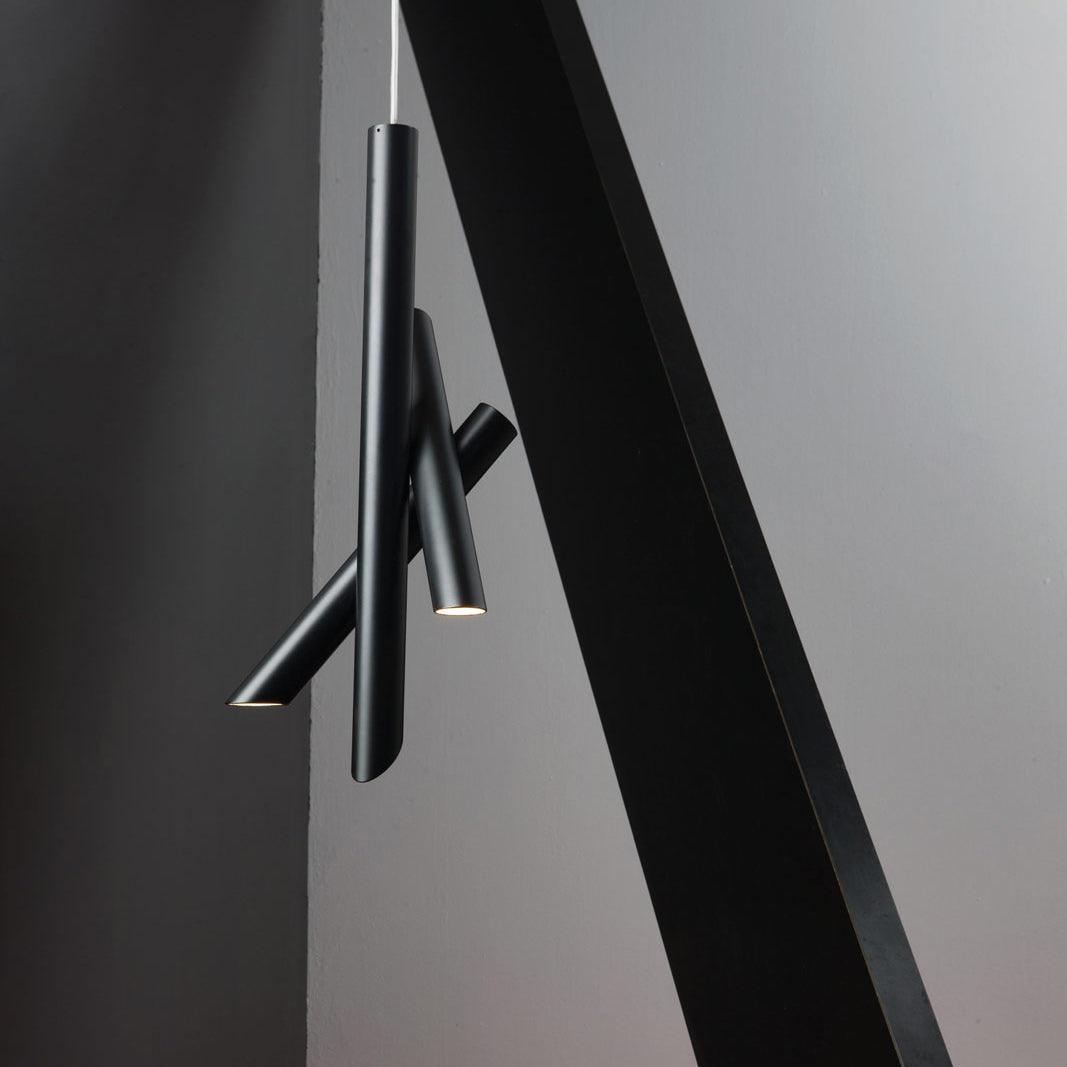 Solara Lampe suspendue tubes aluminium minimaliste - Neutralighting