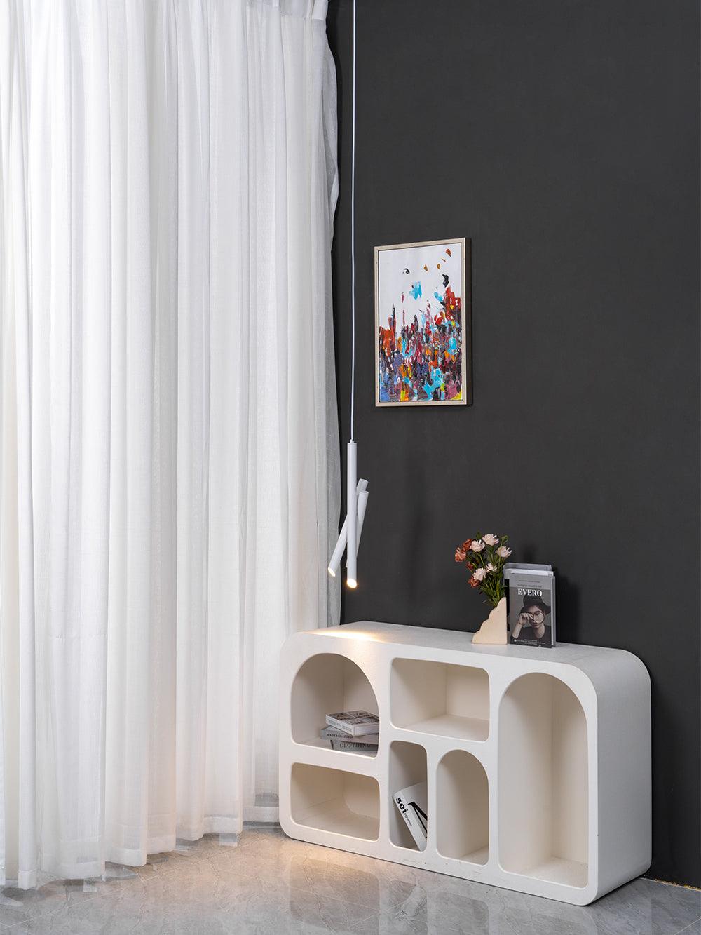 Solara Lampe suspendue tubes aluminium minimaliste - Neutralighting