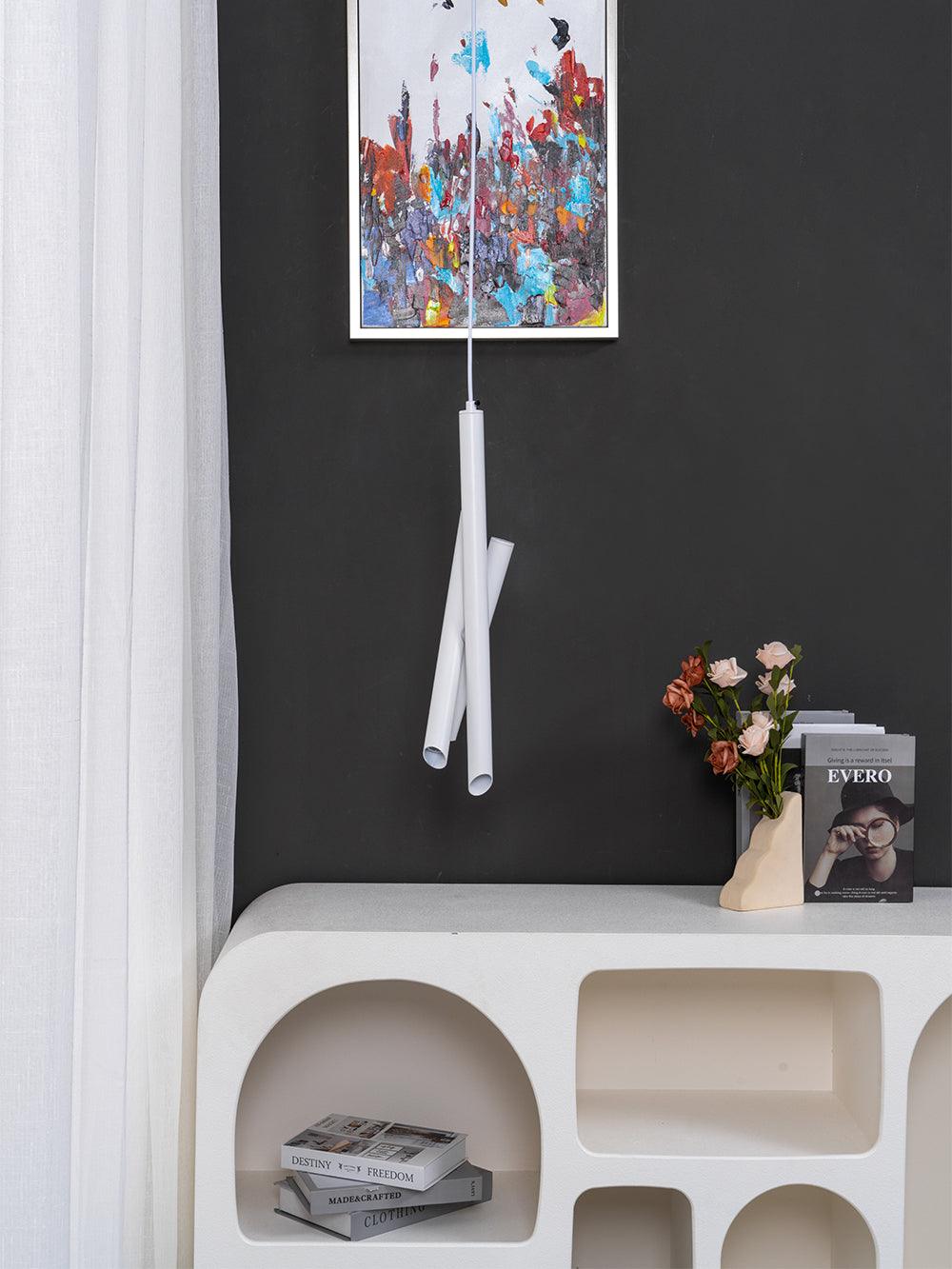 Solara Lampe suspendue tubes aluminium minimaliste - Neutralighting