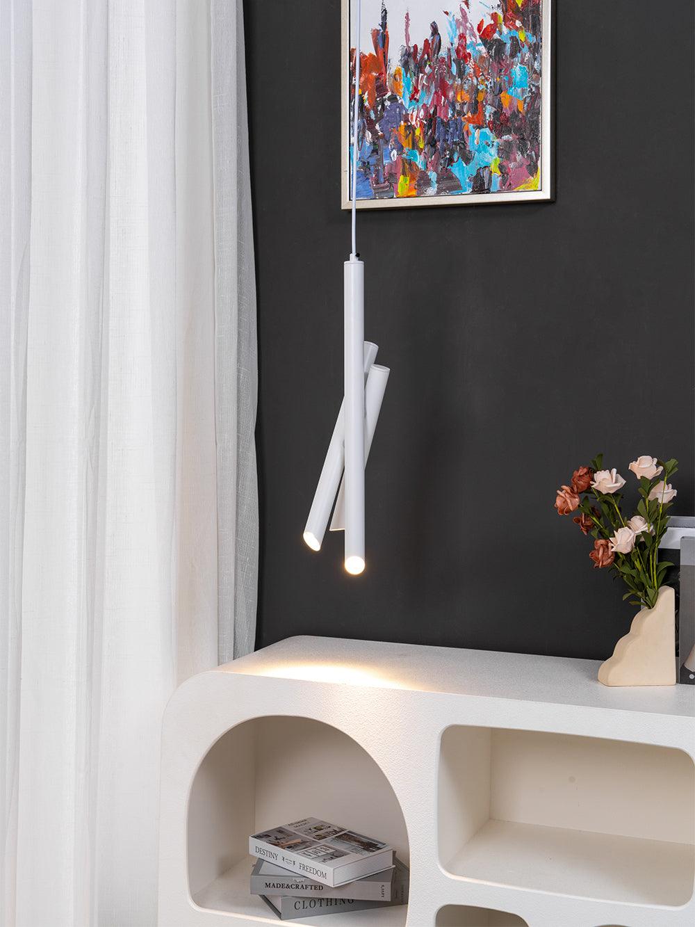 Solara Lampe suspendue tubes aluminium minimaliste - Neutralighting