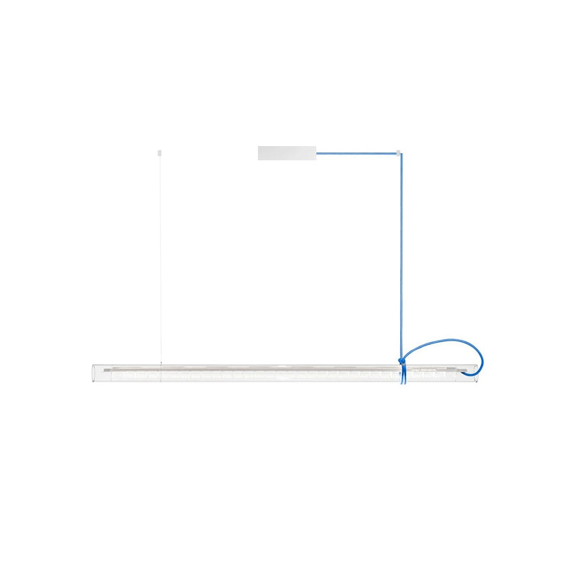 Cata Moderne Minimalisme Linéaire LED Métal Verre Lumière Pendentif - Neutralighting