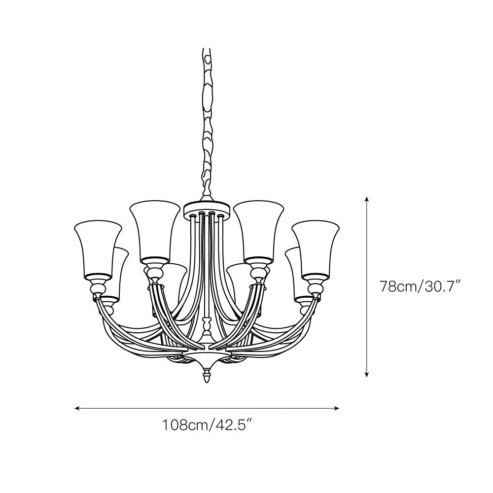 Ordoran Lustre Laiton Verre Industriel Vintage - Neutralighting