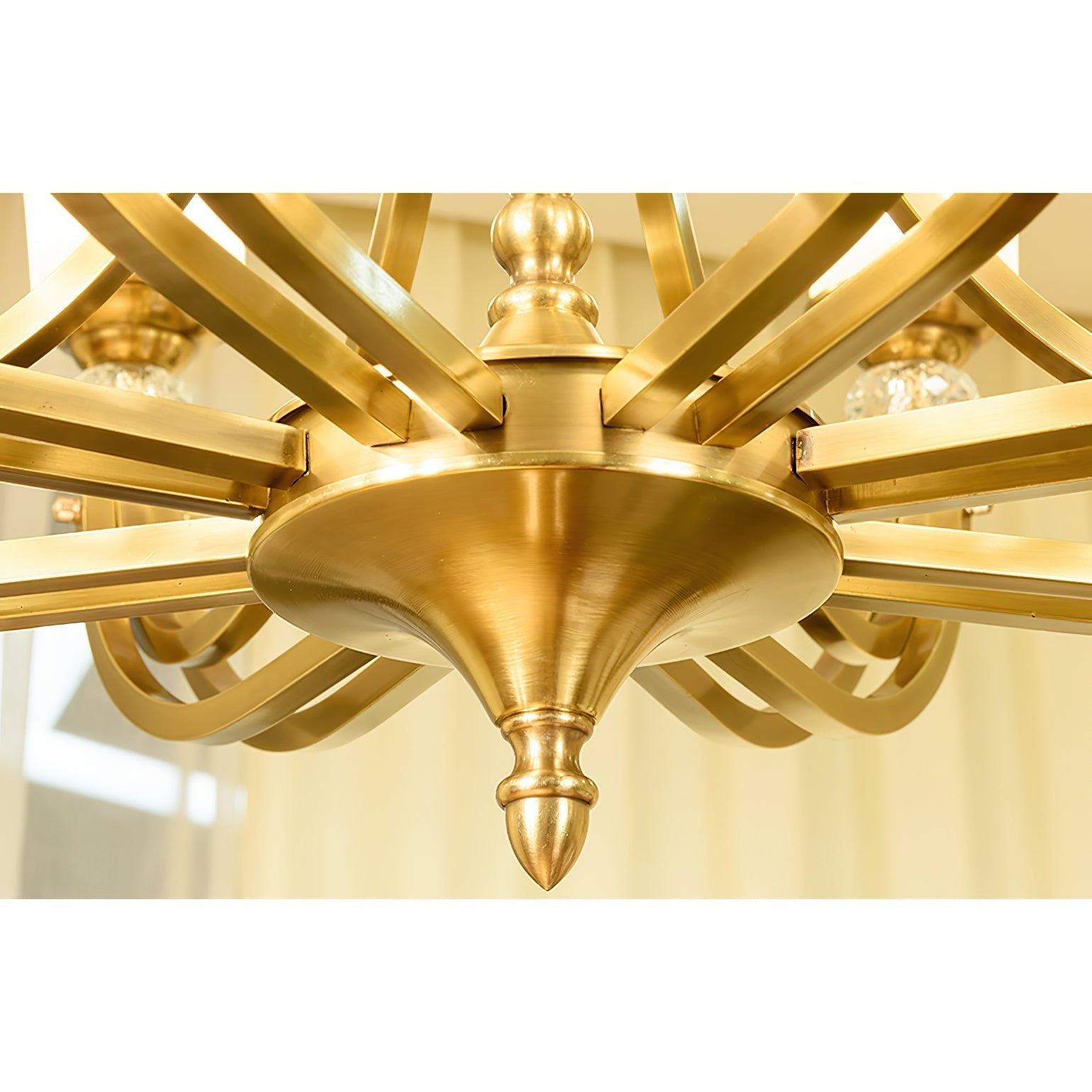Ordoran Lustre Laiton Verre Industriel Vintage - Neutralighting