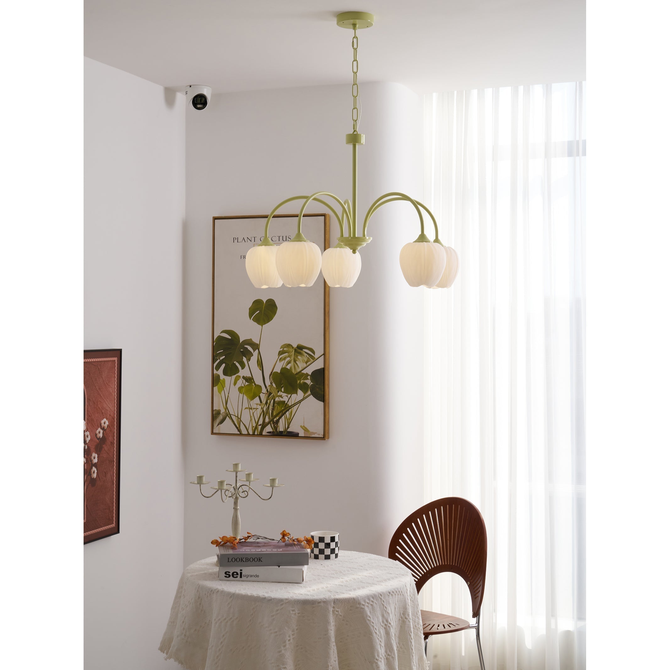 Viloror Lustre Métal Verre Créativité Individuelle Matcha - Neutralighting