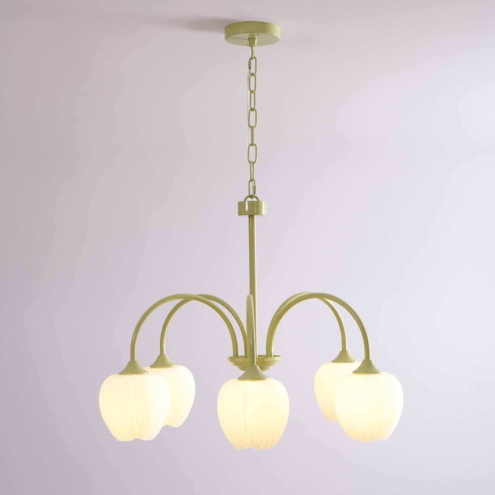 Viloror Lustre Métal Verre Créativité Individuelle Matcha - Neutralighting