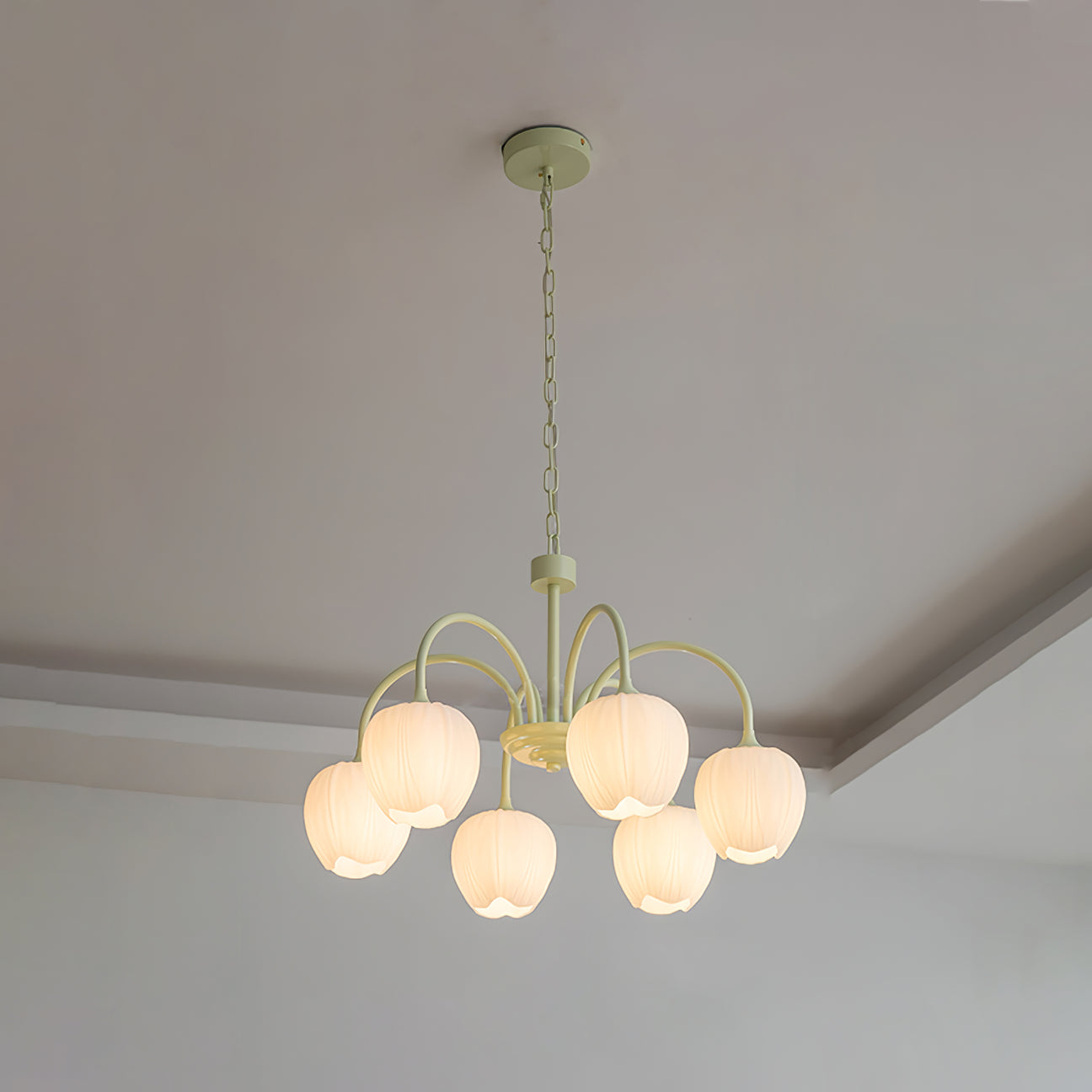 Viloror Lustre Métal Verre Créativité Individuelle Matcha - Neutralighting