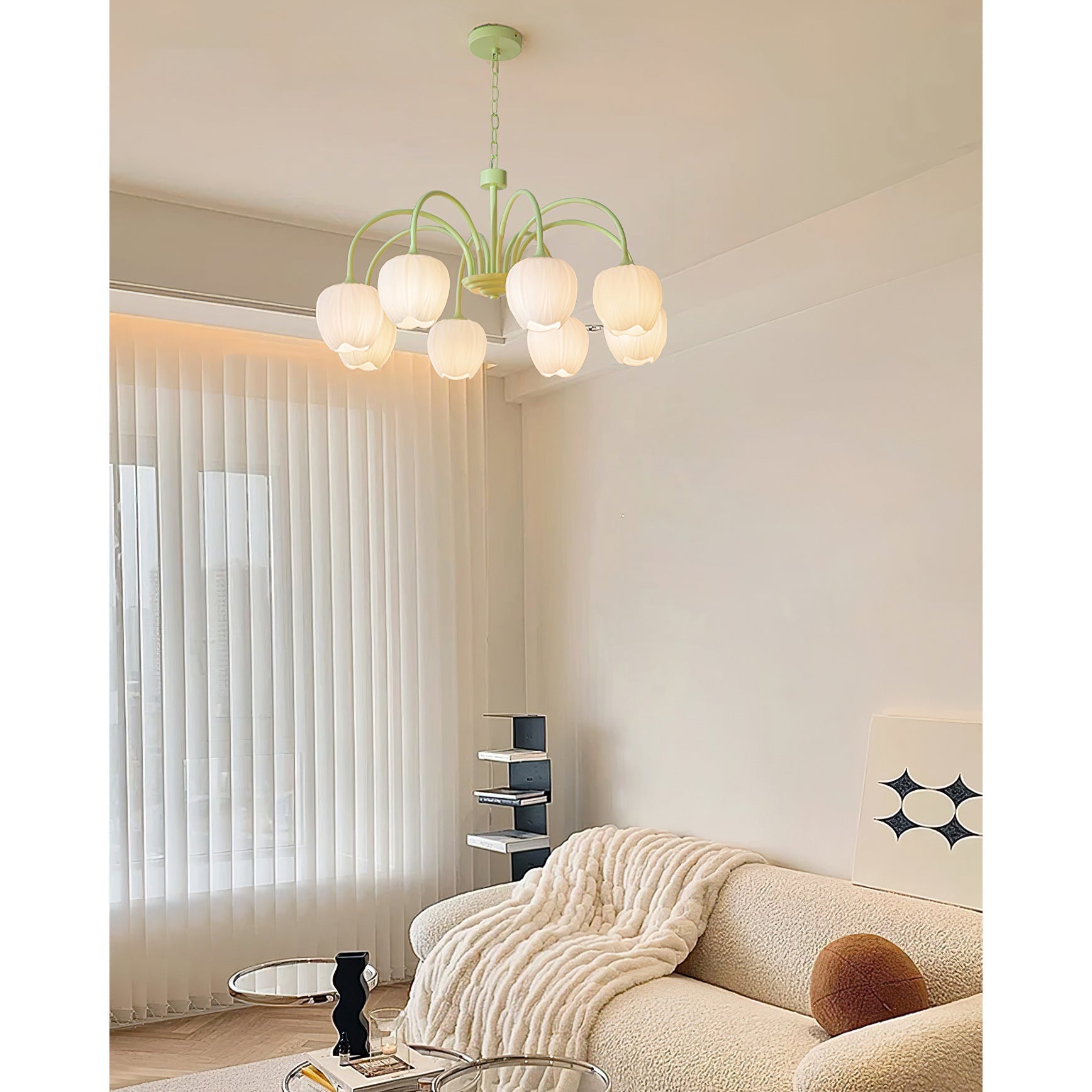 Viloror Lustre Métal Verre Créativité Individuelle Matcha - Neutralighting