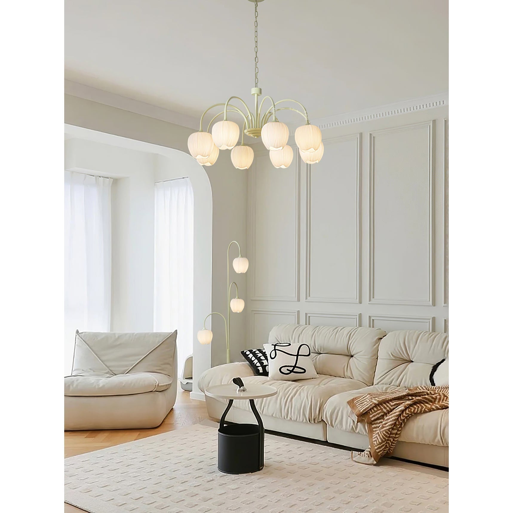 Viloror Lustre Métal Verre Créativité Individuelle Matcha - Neutralighting