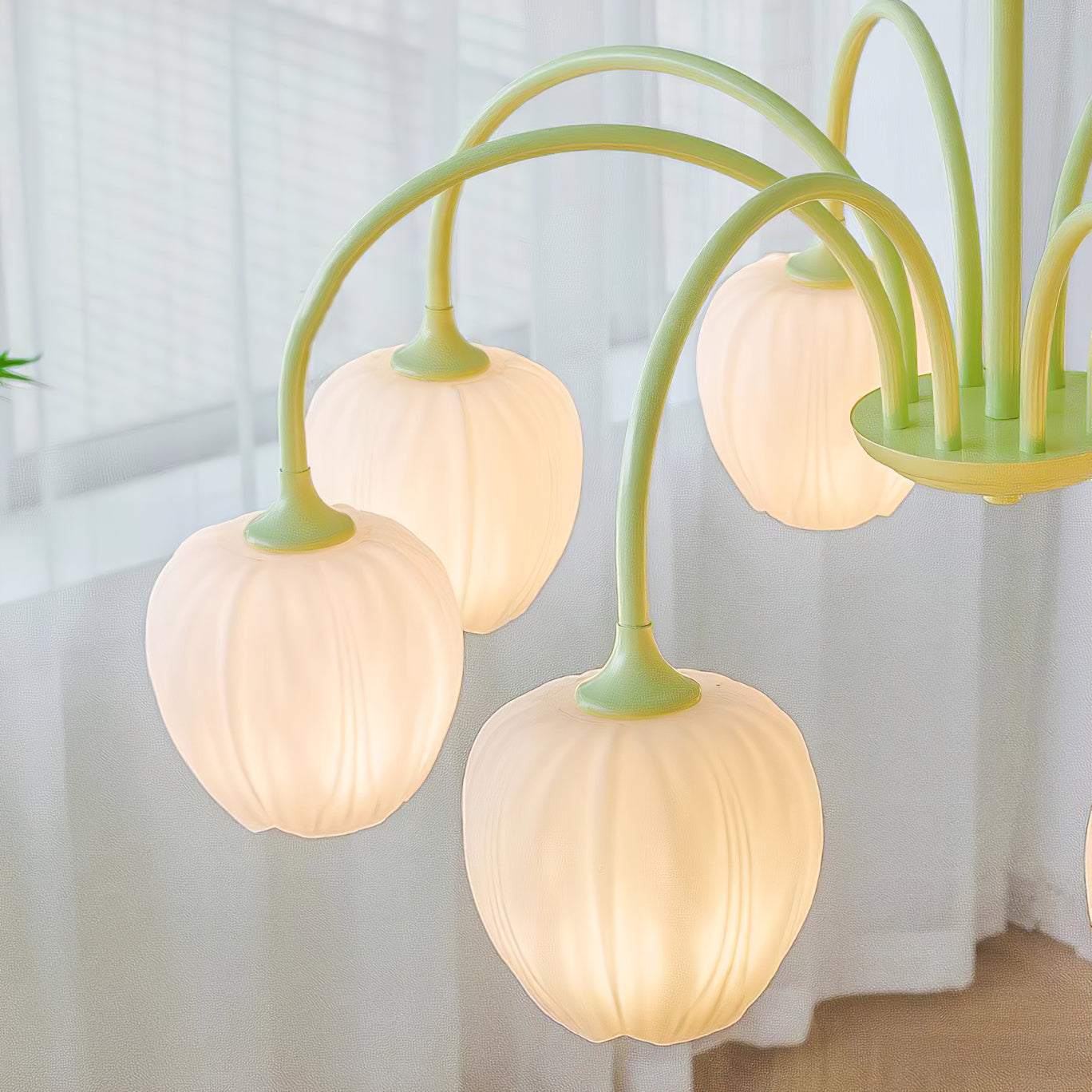Viloror Lustre Métal Verre Créativité Individuelle Matcha - Neutralighting