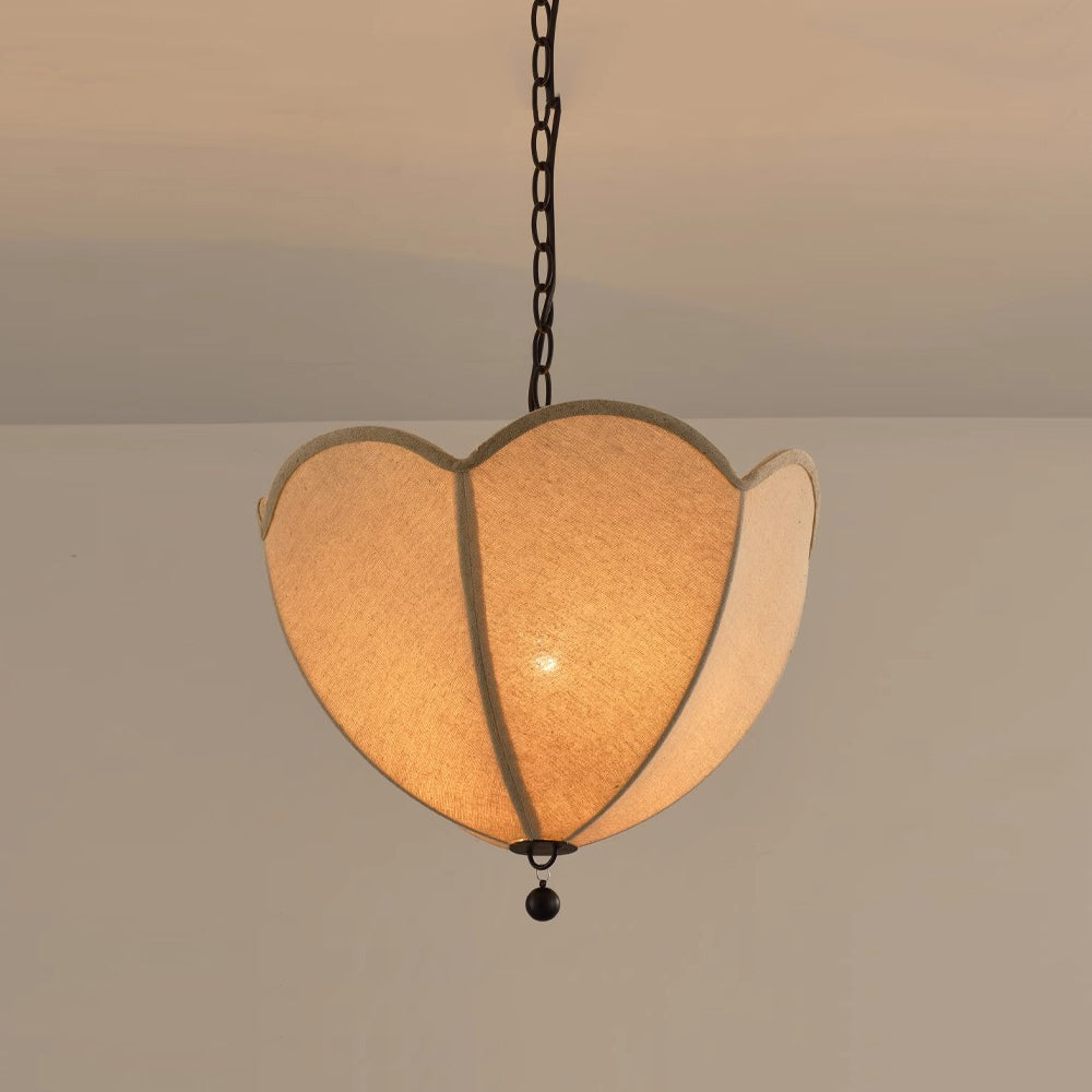 Cimararae Suspension Métal Tissu Scoop Vintage - Neutralighting