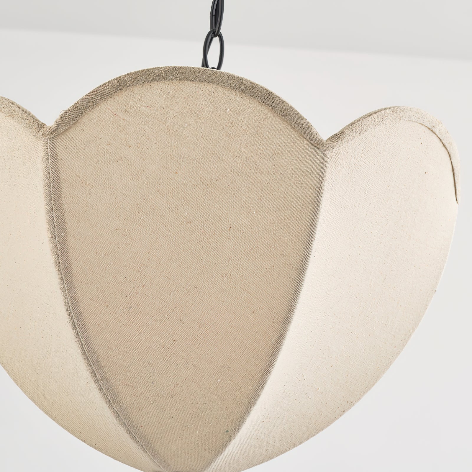 Cimararae Suspension Métal Tissu Scoop Vintage - Neutralighting
