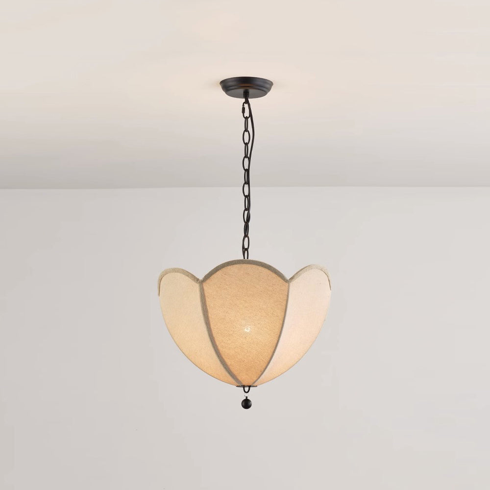 Cimararae Suspension Métal Tissu Scoop Vintage - Neutralighting