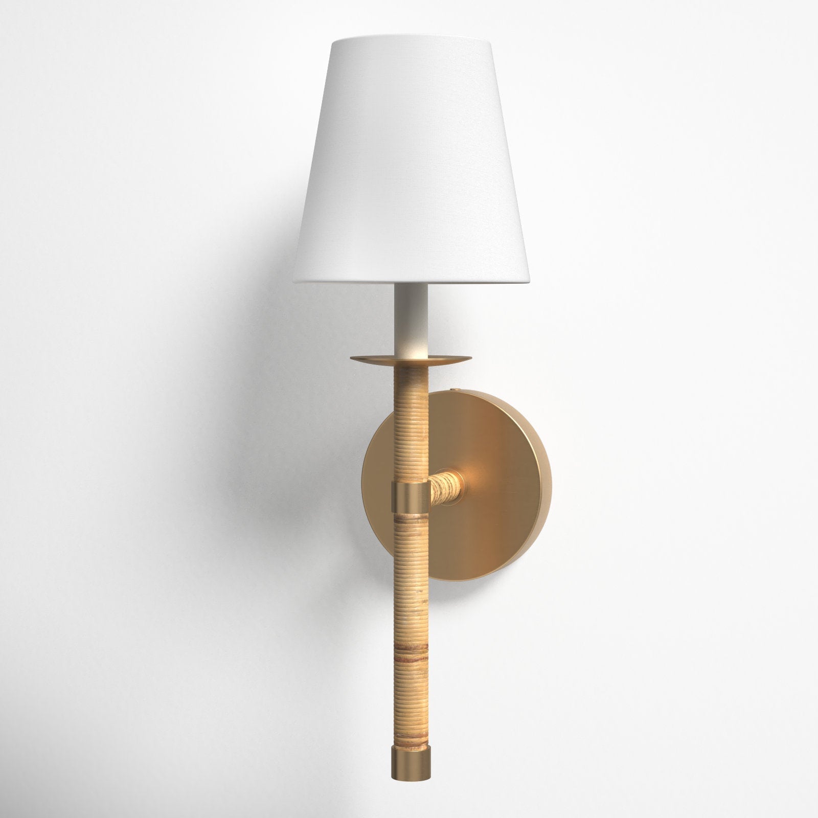 Conoror Applique Murale Laiton Tissu Élégance Vintage - Neutralighting