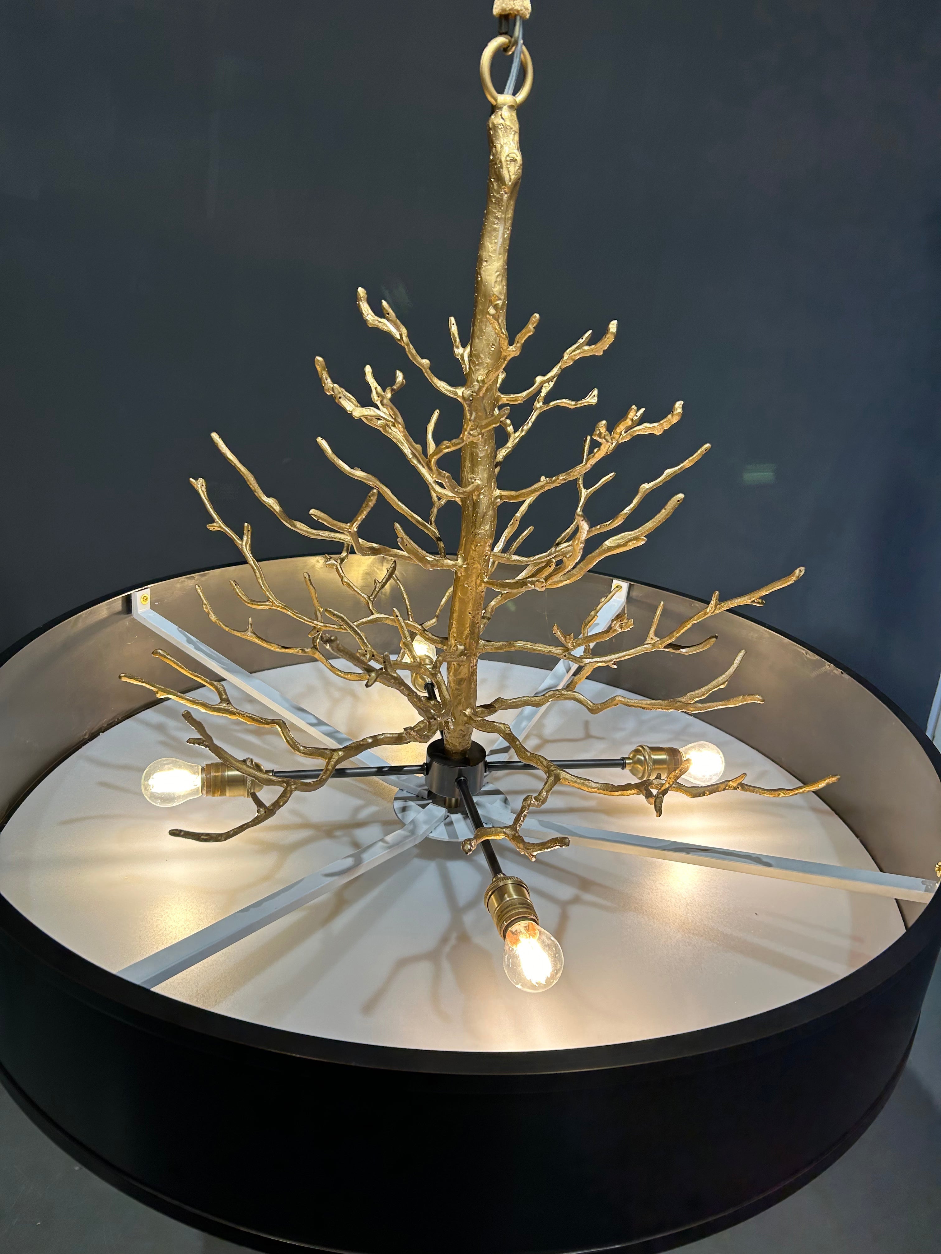 Arvele Lustre Laiton Métal Créativité Individuelle - Neutralighting