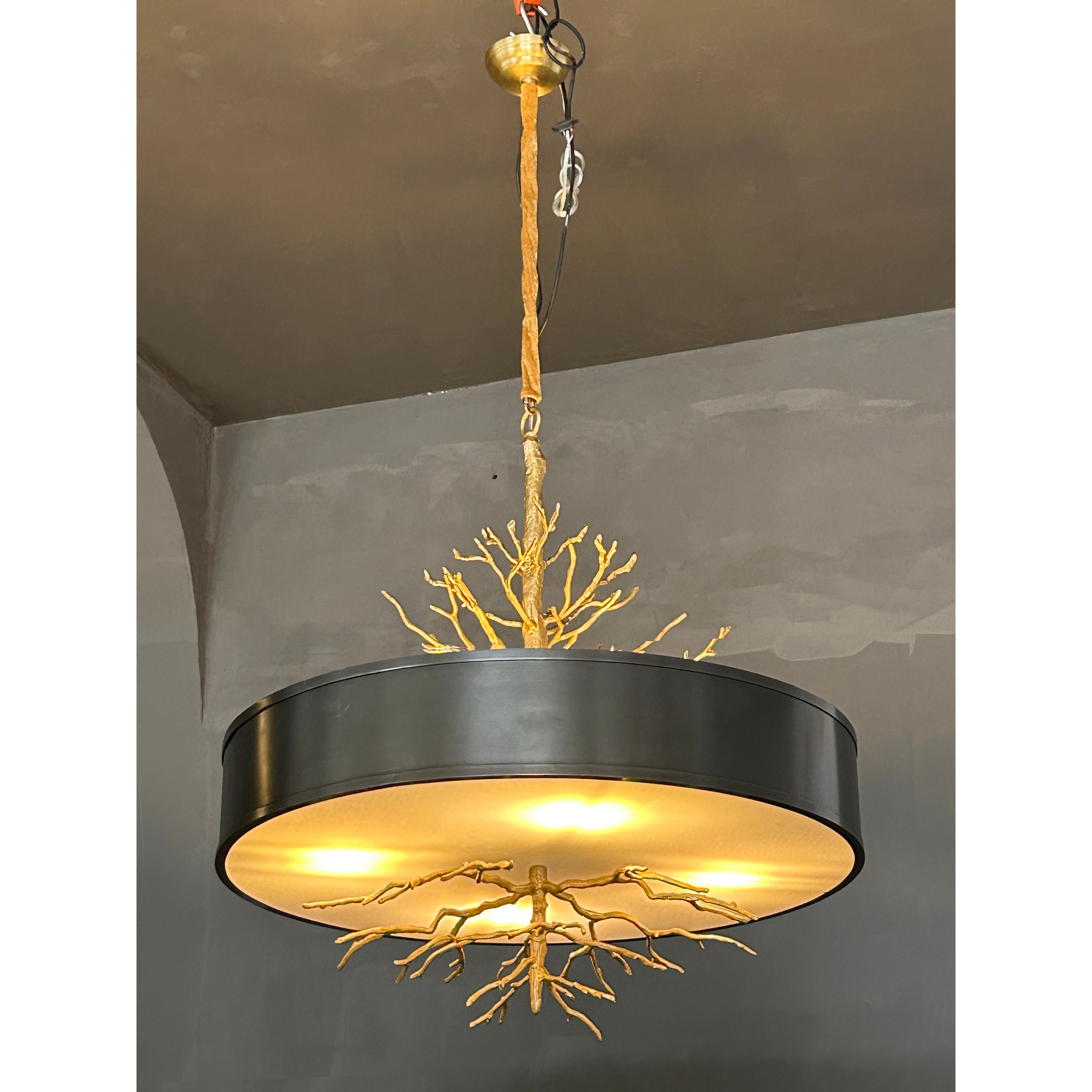 Arvele Lustre Laiton Métal Créativité Individuelle - Neutralighting
