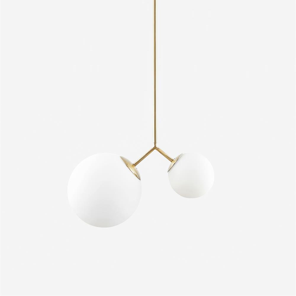 Twis Lampe Pendante Verre Dépoli Fumé Minimaliste - Neutralighting