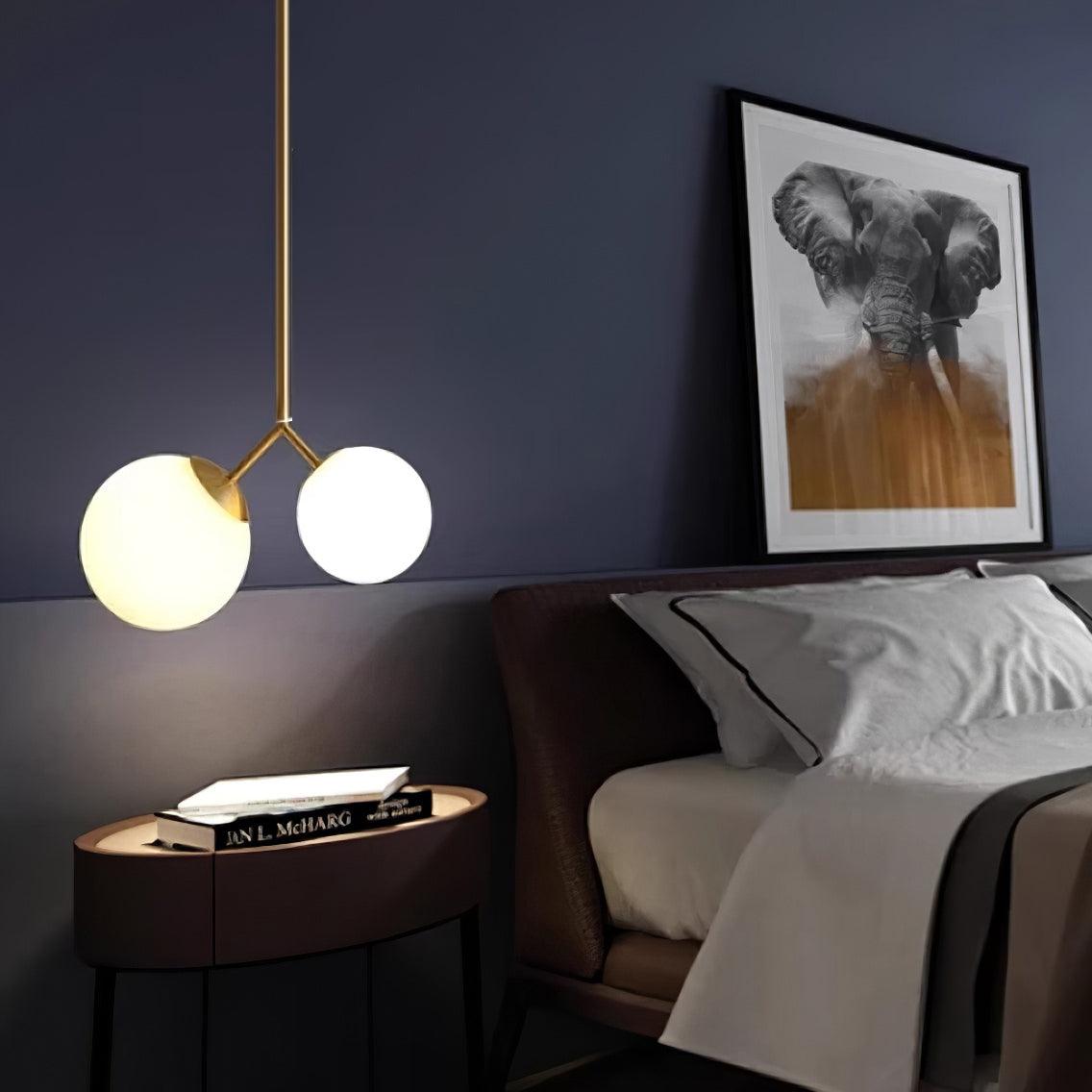 Twis Lampe Pendante Verre Dépoli Fumé Minimaliste - Neutralighting