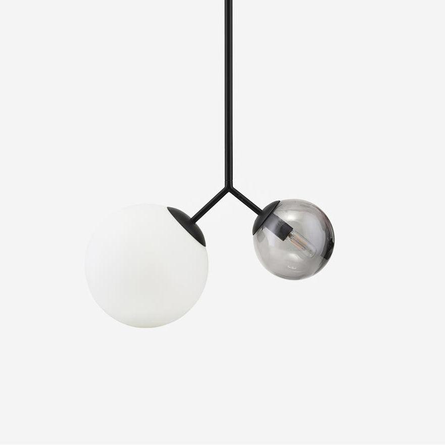 Twis Lampe Pendante Verre Dépoli Fumé Minimaliste - Neutralighting