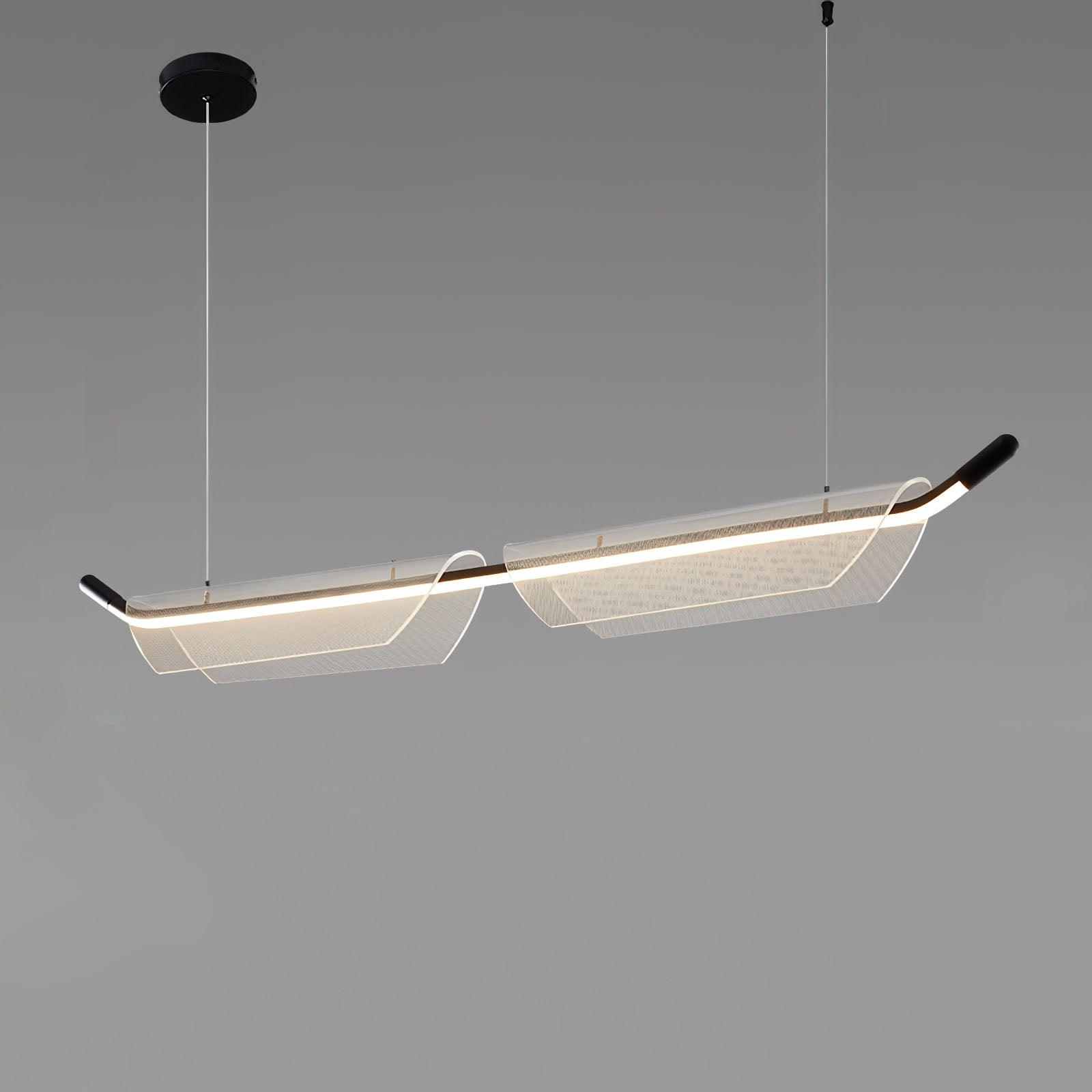 Vire Suspension Lampe Minimaliste en Acrylique - Neutralighting