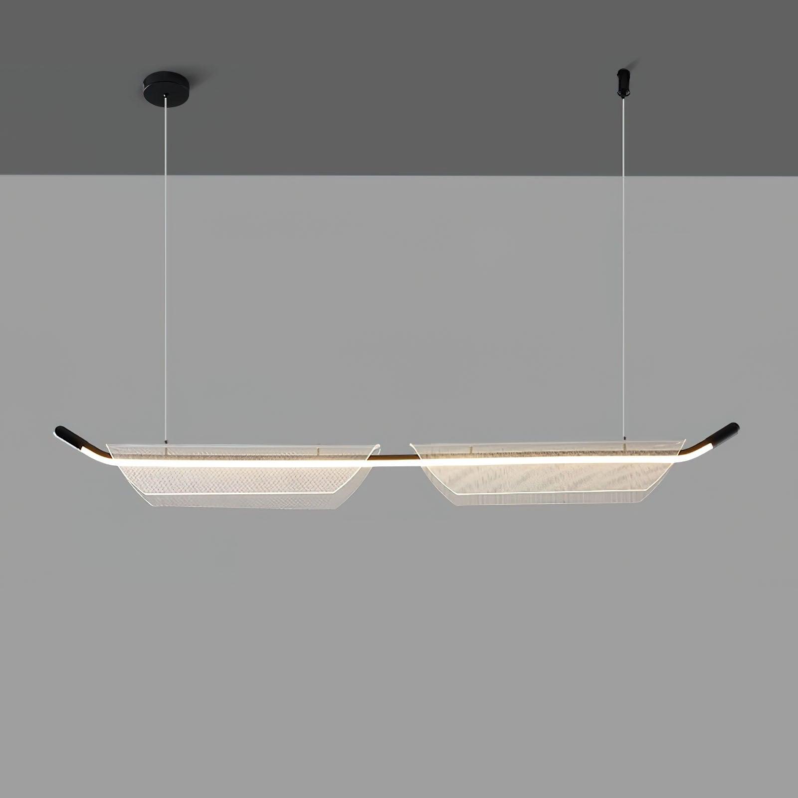 Vire Suspension Lampe Minimaliste en Acrylique - Neutralighting