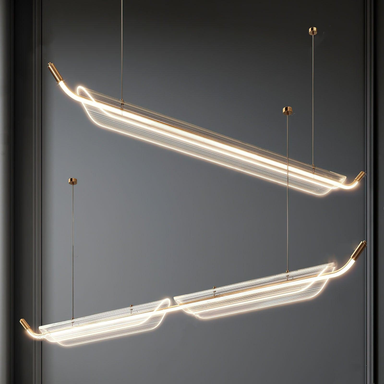 Vire Suspension Lampe Minimaliste en Acrylique - Neutralighting