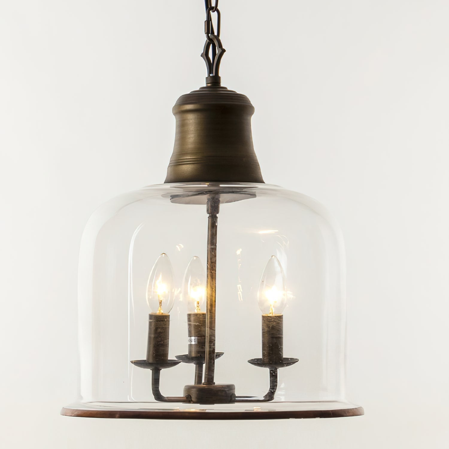 Sysolion Suspension Métal Verre Élégance Vintage - Neutralighting