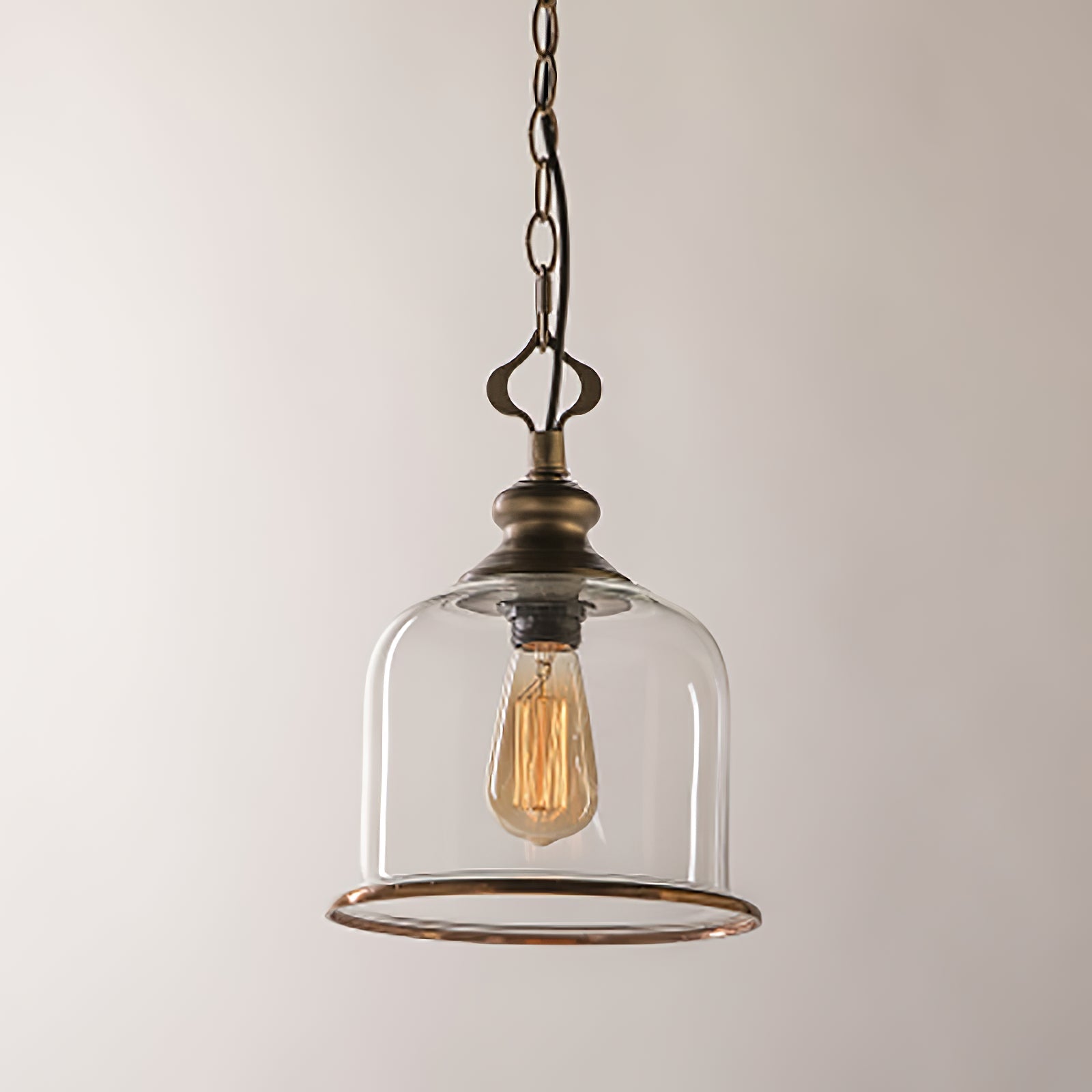 Sysolion Suspension Métal Verre Élégance Vintage - Neutralighting