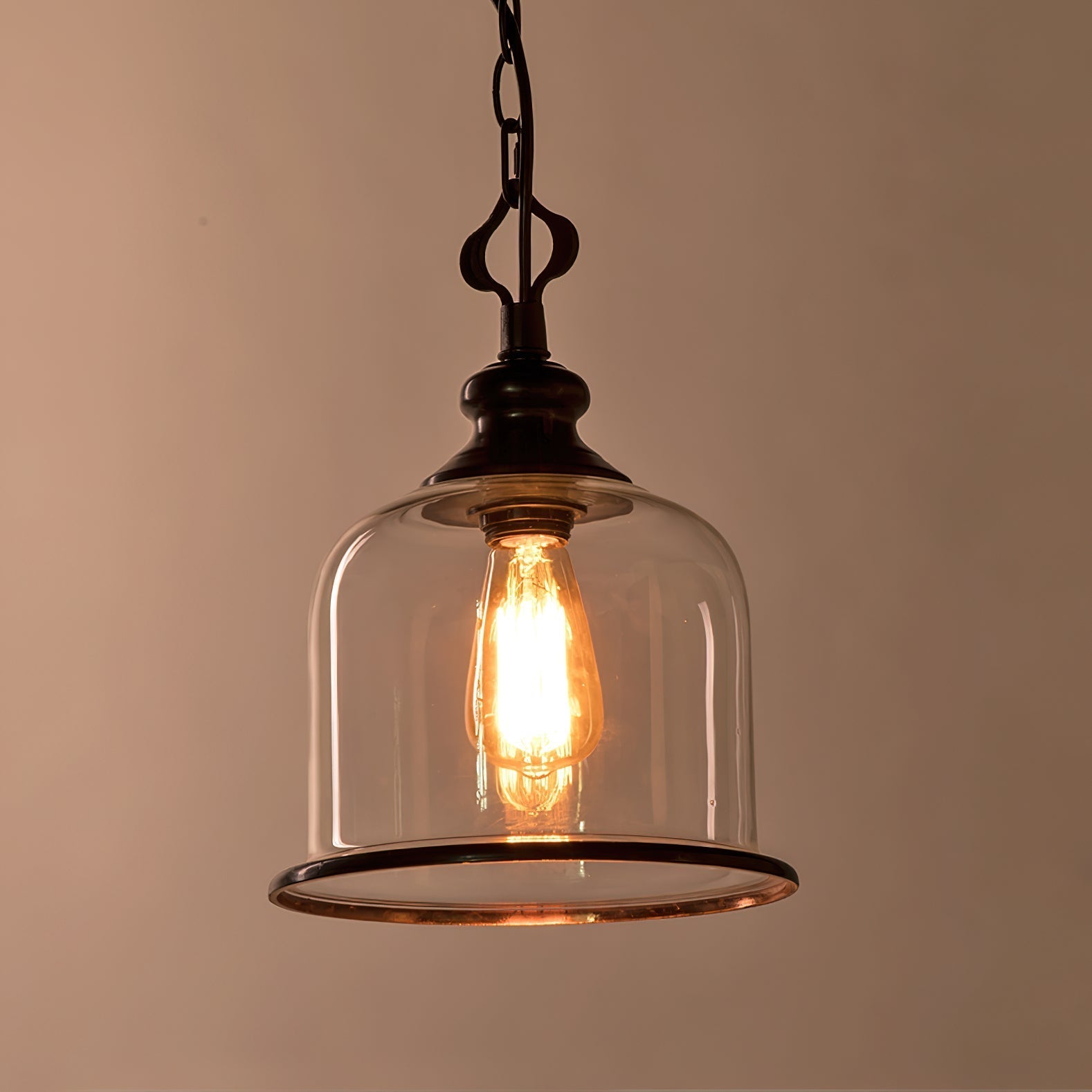 Sysolion Suspension Métal Verre Élégance Vintage - Neutralighting