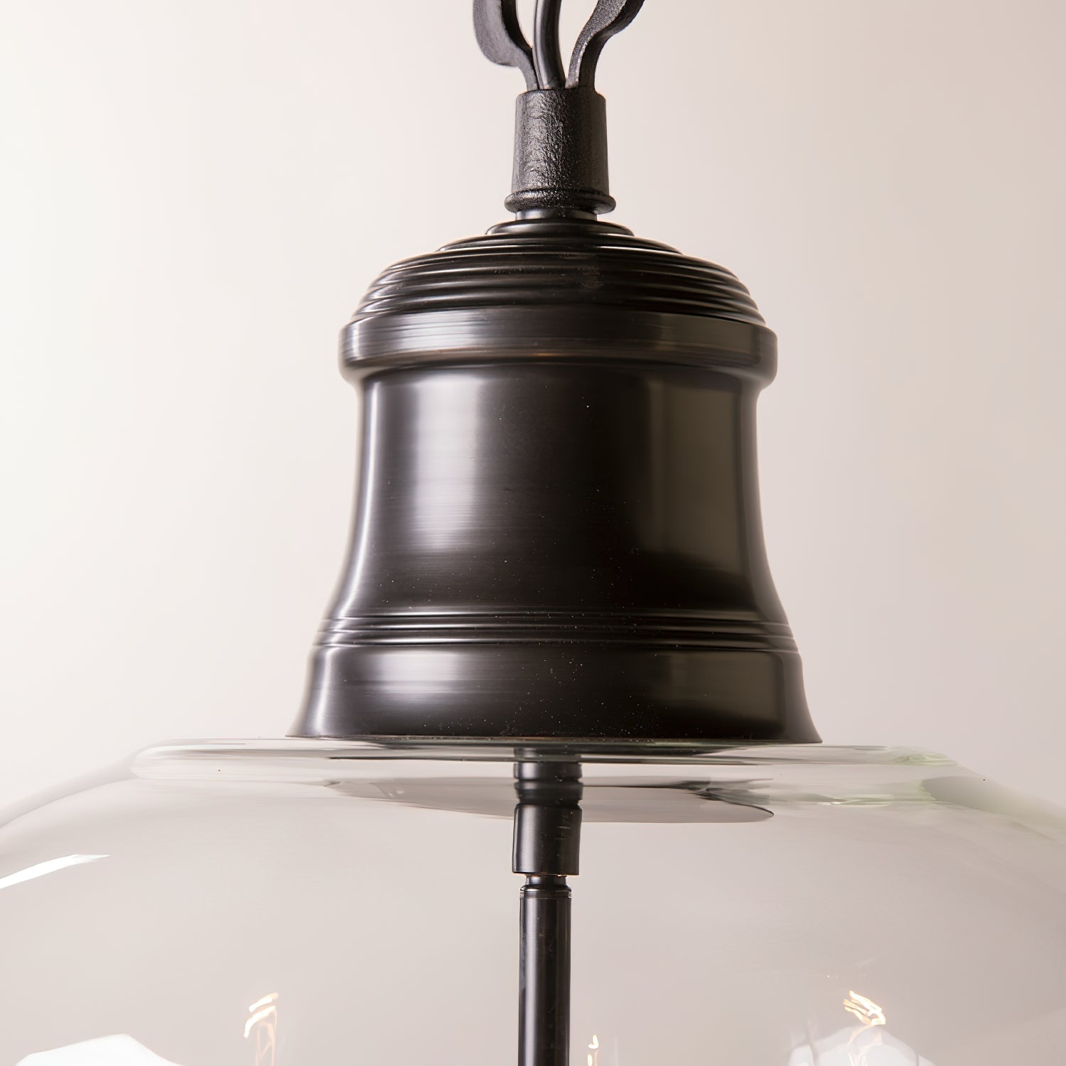 Sysolion Suspension Métal Verre Élégance Vintage - Neutralighting