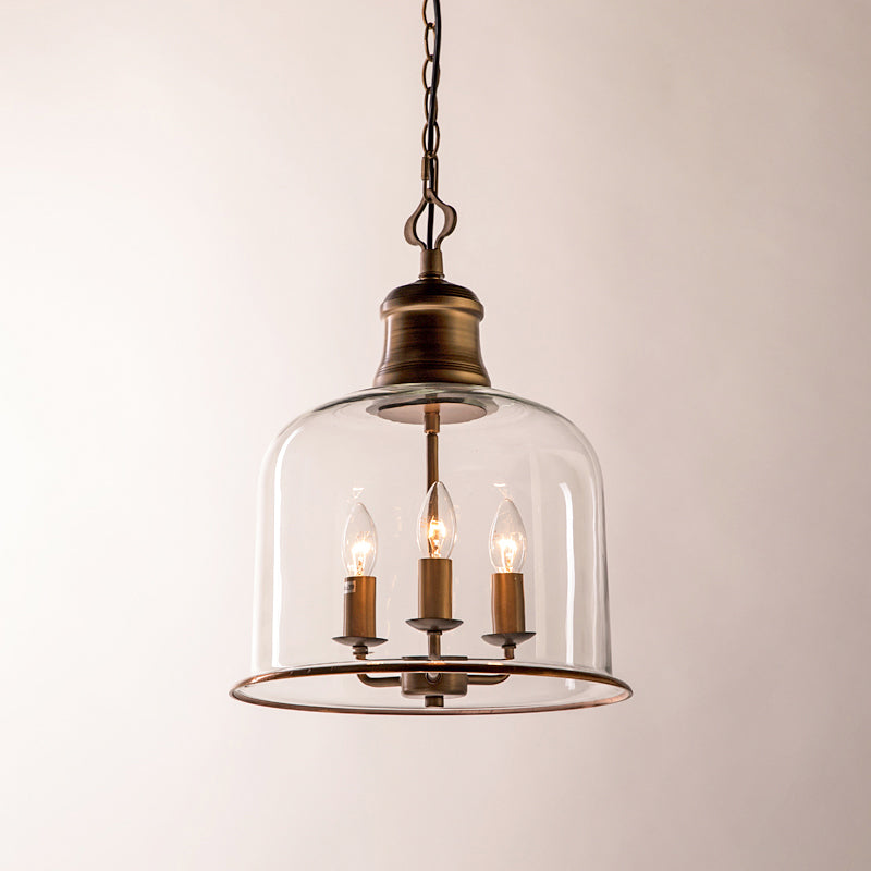 Sysolion Suspension Métal Verre Élégance Vintage - Neutralighting